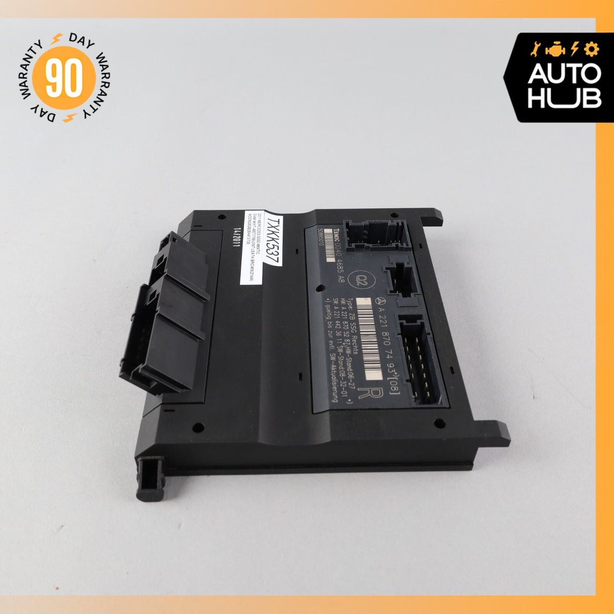 07-13 Mercedes W221 S550 S63 AMG Front Right Side Under Seat Control Unit OEM - photo 2