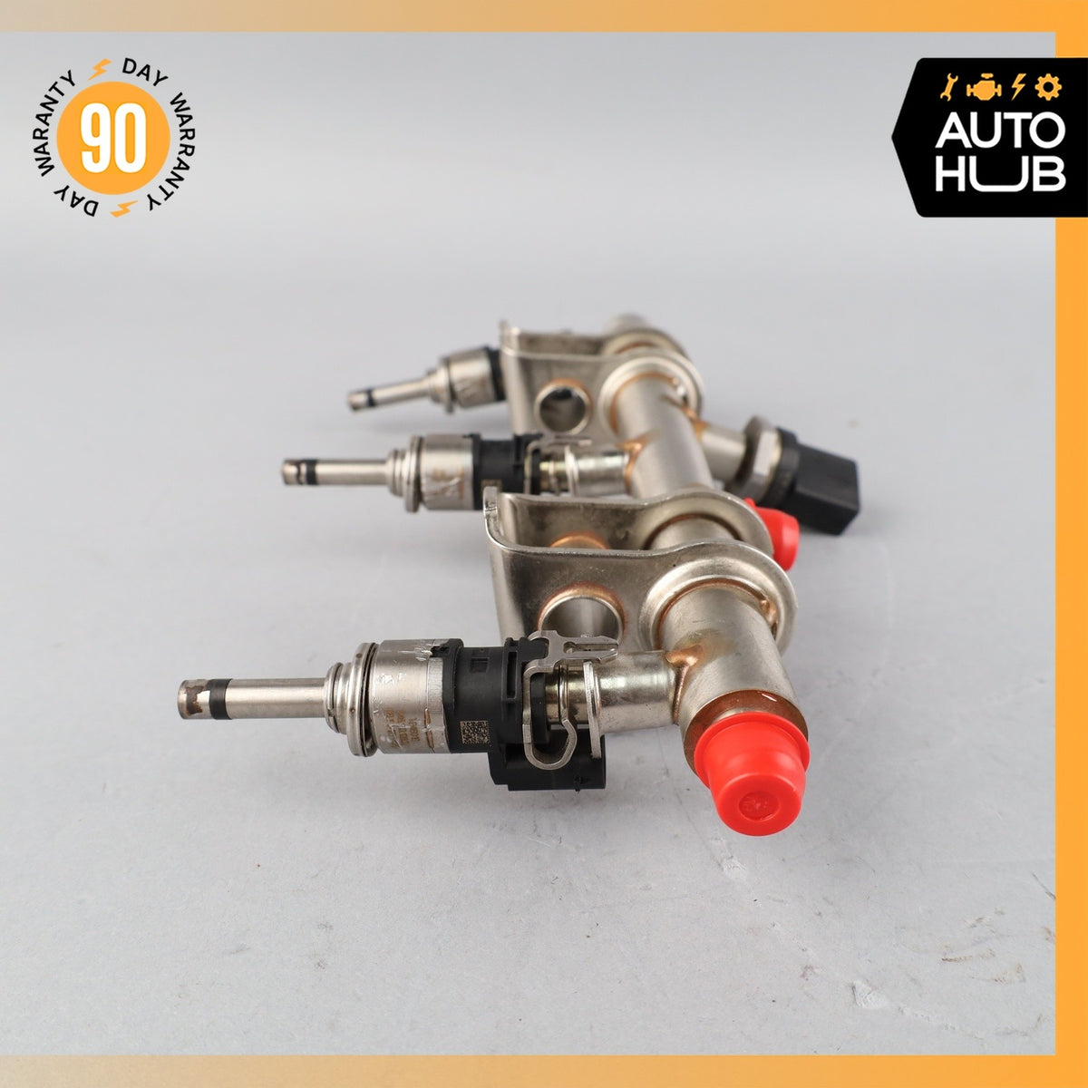 14-18 Porsche Macan Cayenne Fuel Injection Rail Line w/ Injectors Left OEM - photo 10