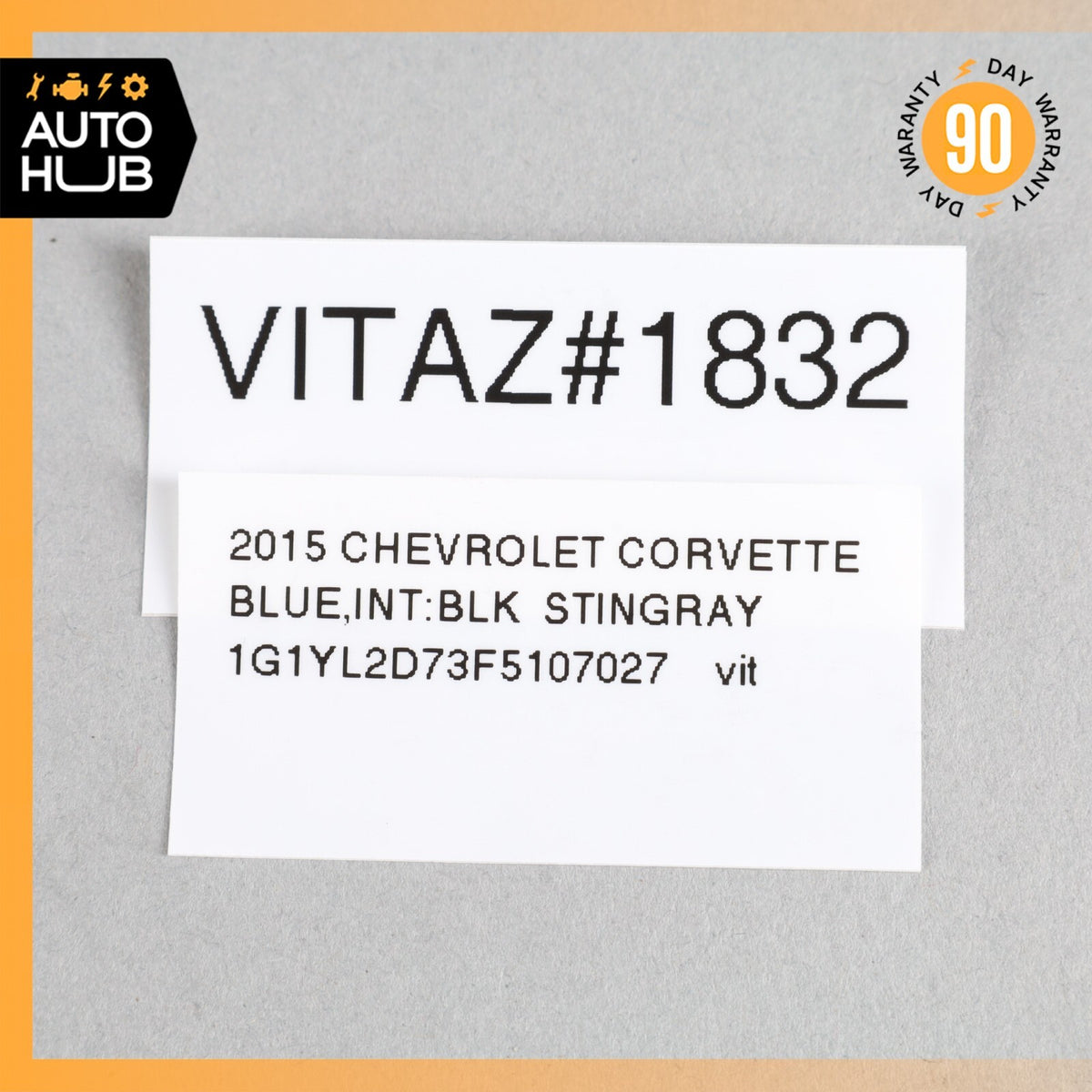 2015 Chevrolet Corvette C7 Z51 Remote Control Door Lock Receiver Module OEM 5k - photo 7