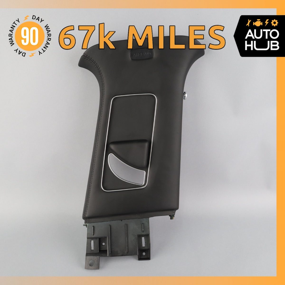 Bentley Continental Flying Spur Right Side Upper B-Pillar Cover Trim OEM 67k - photo 1
