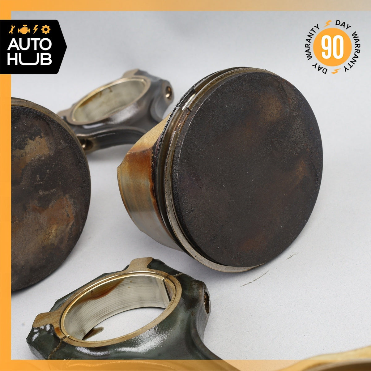07-15 Mercedes W463 G550 E550 S550 M273 Engine Connecting Rod Piston Set OEM - photo 10