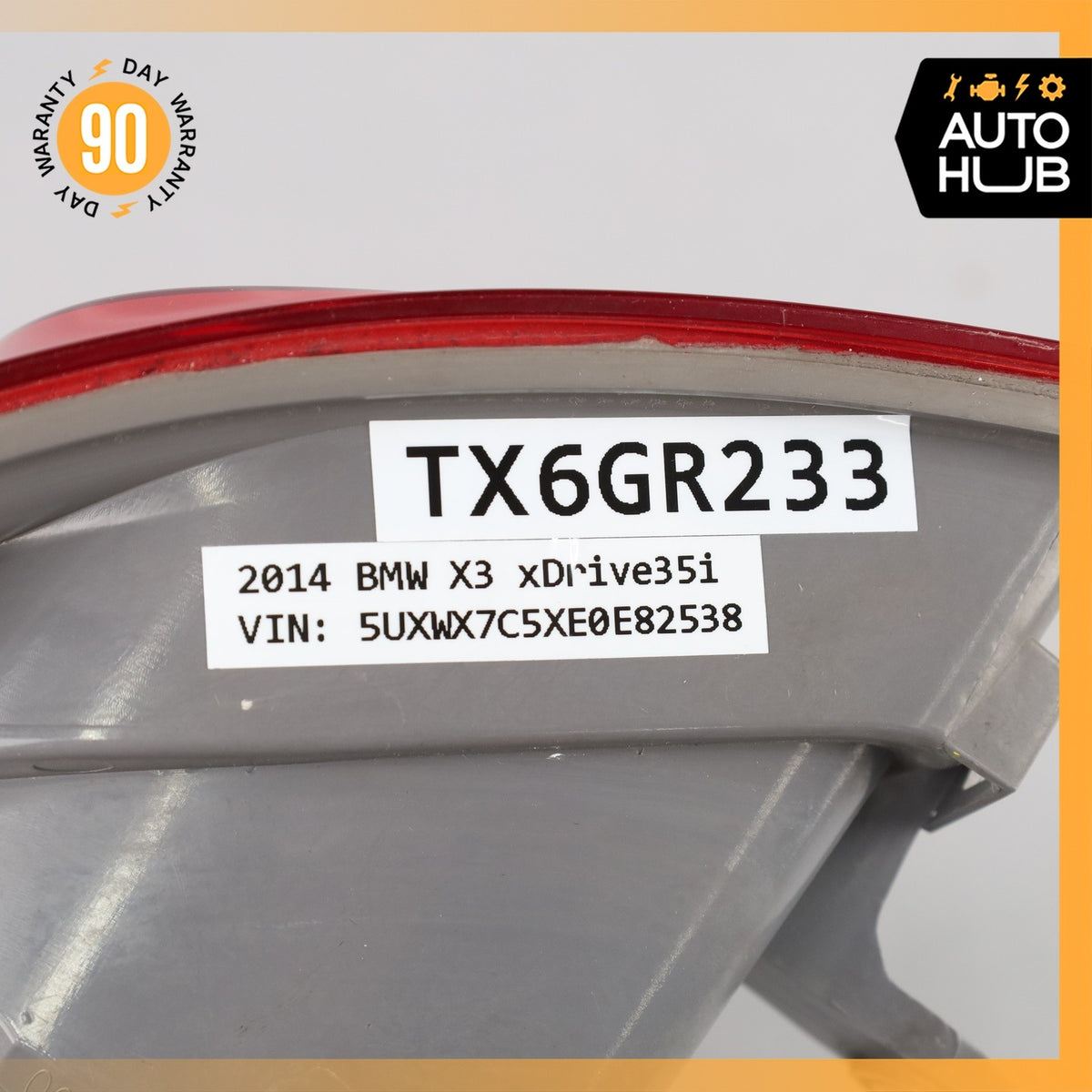 11-17  BMW F25 X3 Rear Left Outer Tail Light Lamp OEM - photo 20