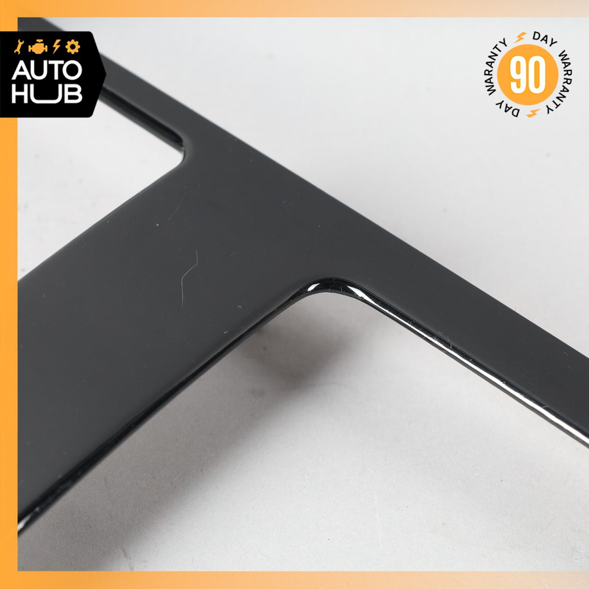03-10 Bentley Continental GT Coupe Rear Center Console Trim Bezel Black OEM - photo 7