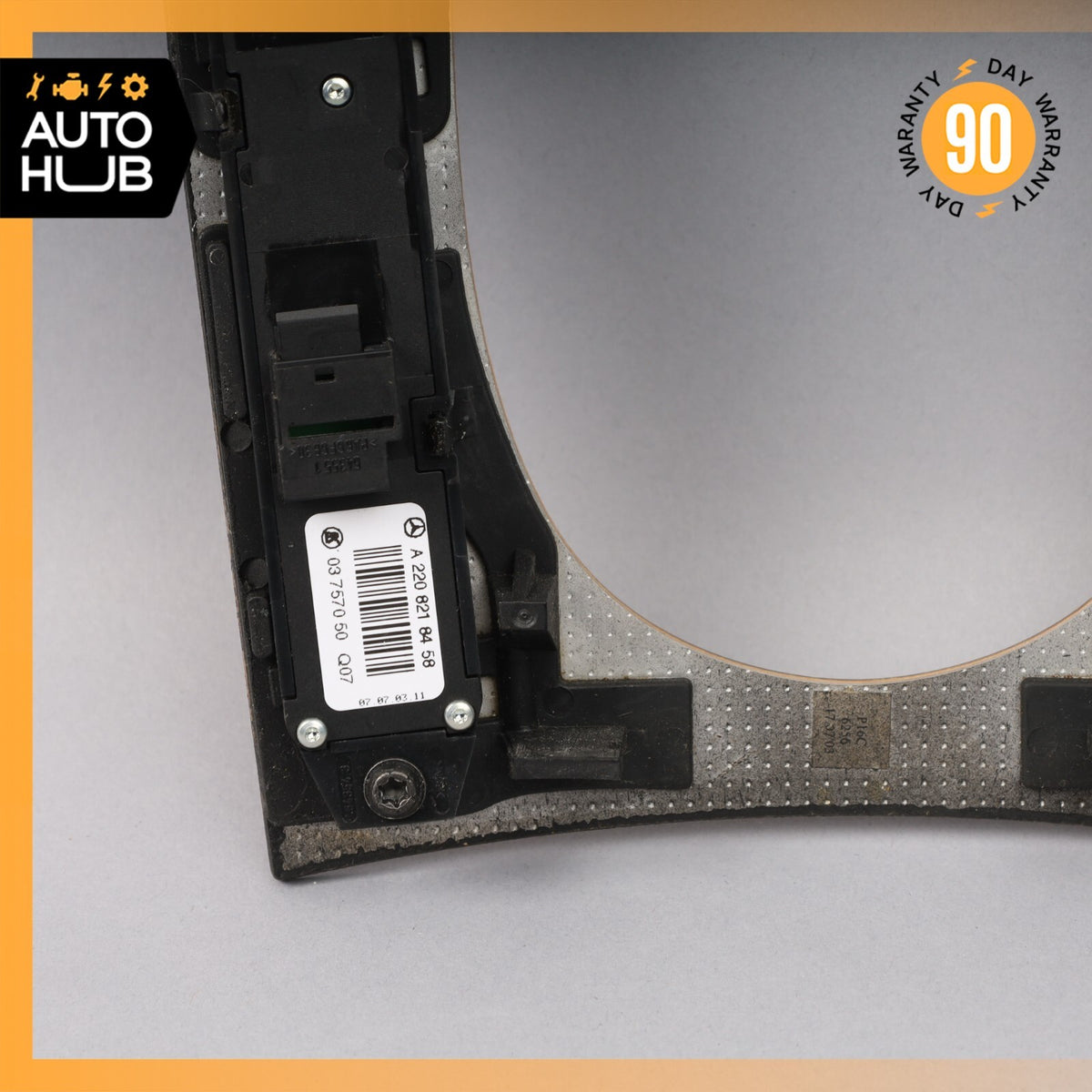 03-06 Mercedes W220 S600 S55 AMG S430 Center Console Shifter Bezel Trim Wood OEM - photo 9