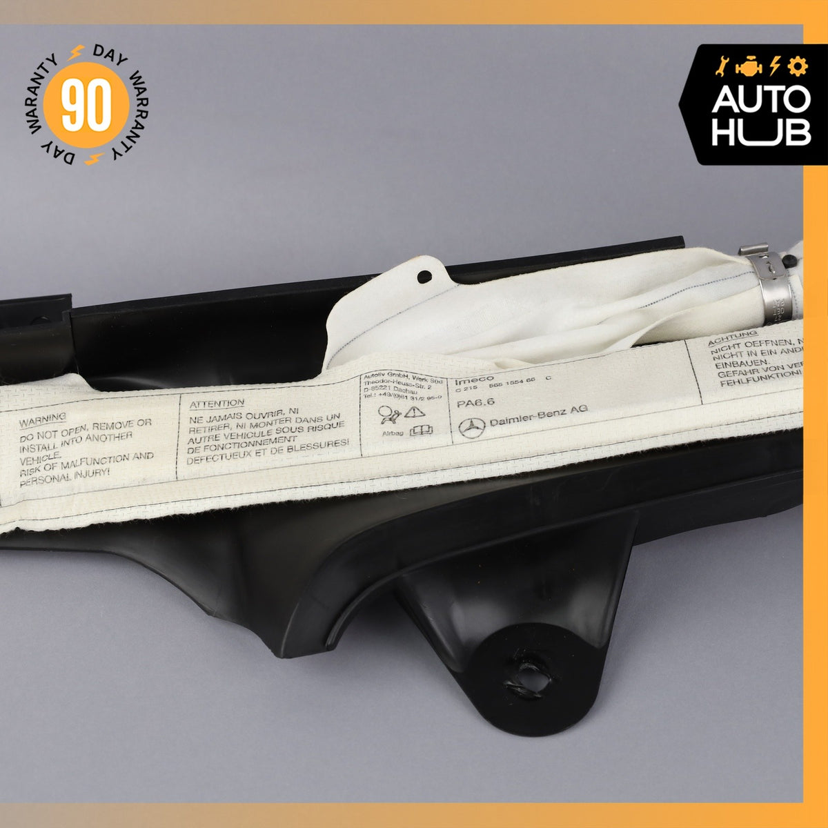 00-06 Mercedes W215 CL600 CL55 Roof Curtain Airbag Air Bag Right Side OEM - photo 5