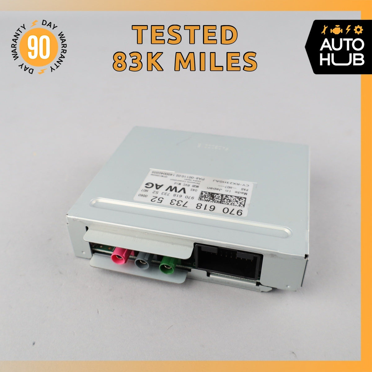 14-16 Porsche Panamera 970 Rear View Camera Control Module Unit OEM 83k - photo 1
