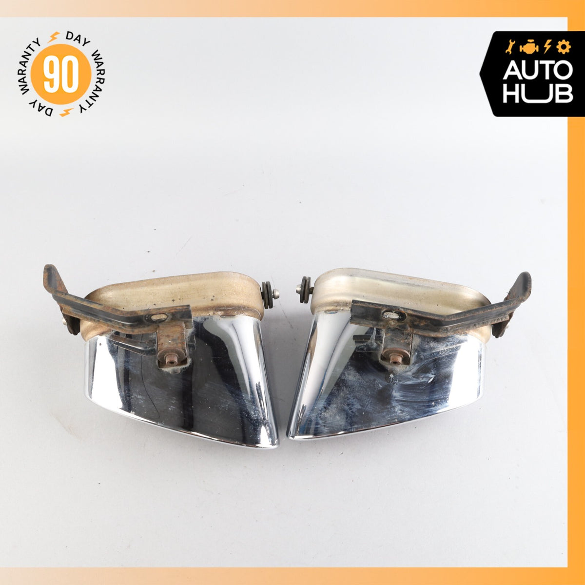 Bentley Continental GT GTC Exhaust Muffler Tips Left and Right Set OEM 73k - photo 11