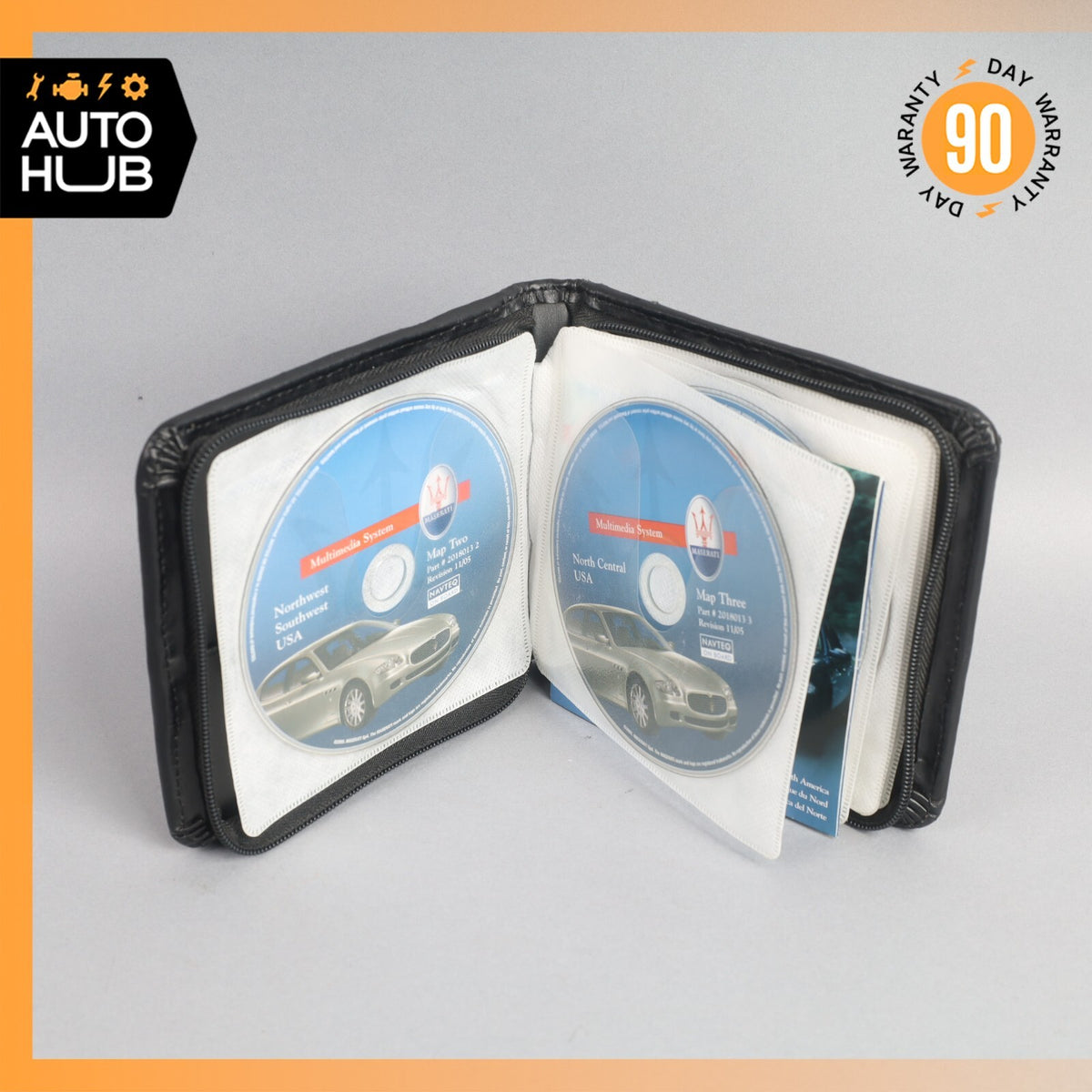2006 Maserati Quattroporte M139 Comand GPS Map Navigation Disc Set OEM - photo 1