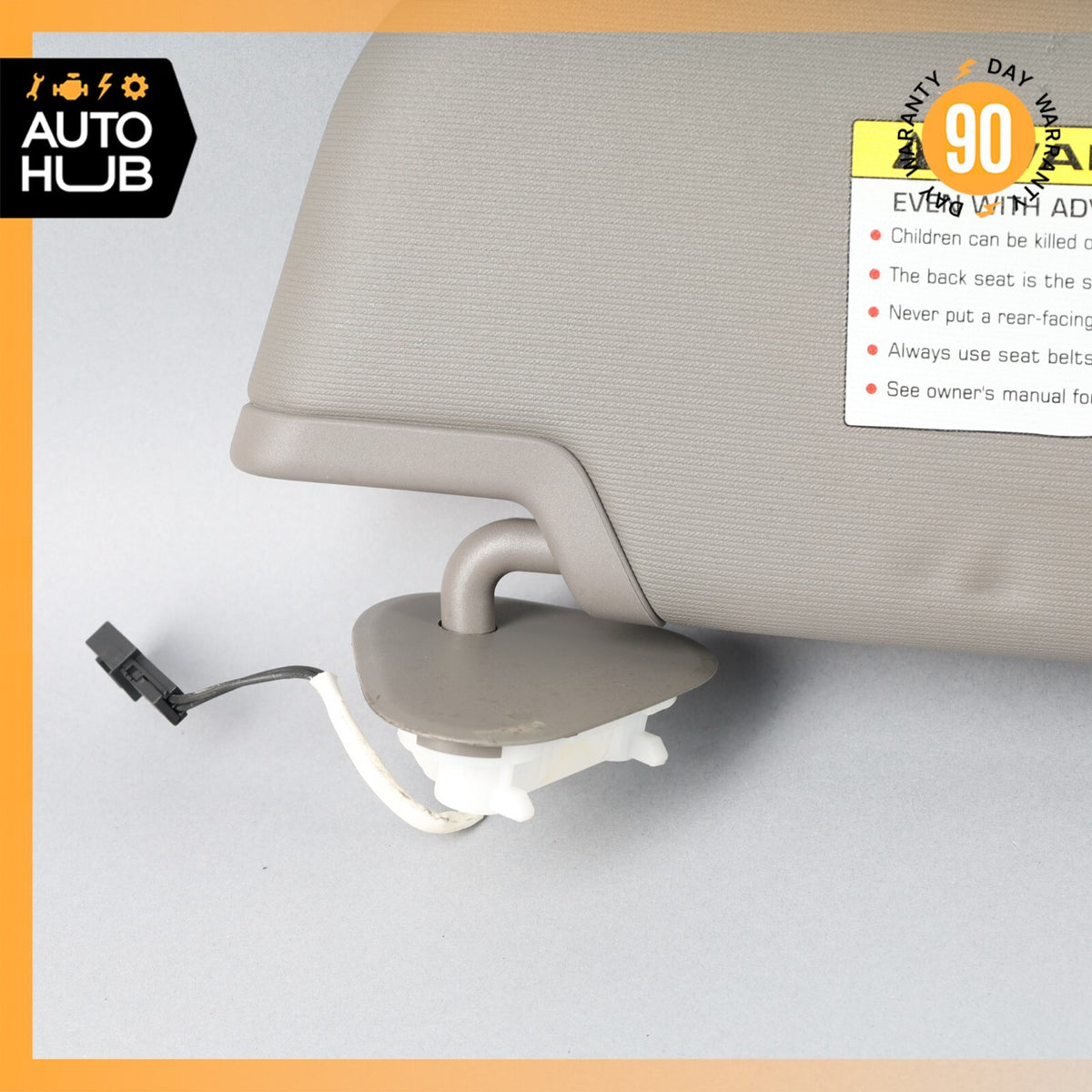10-16 Porsche Panamera 970 Hybrid Left Driver Side Sun Visor Sunvisor OEM 89k - photo 5