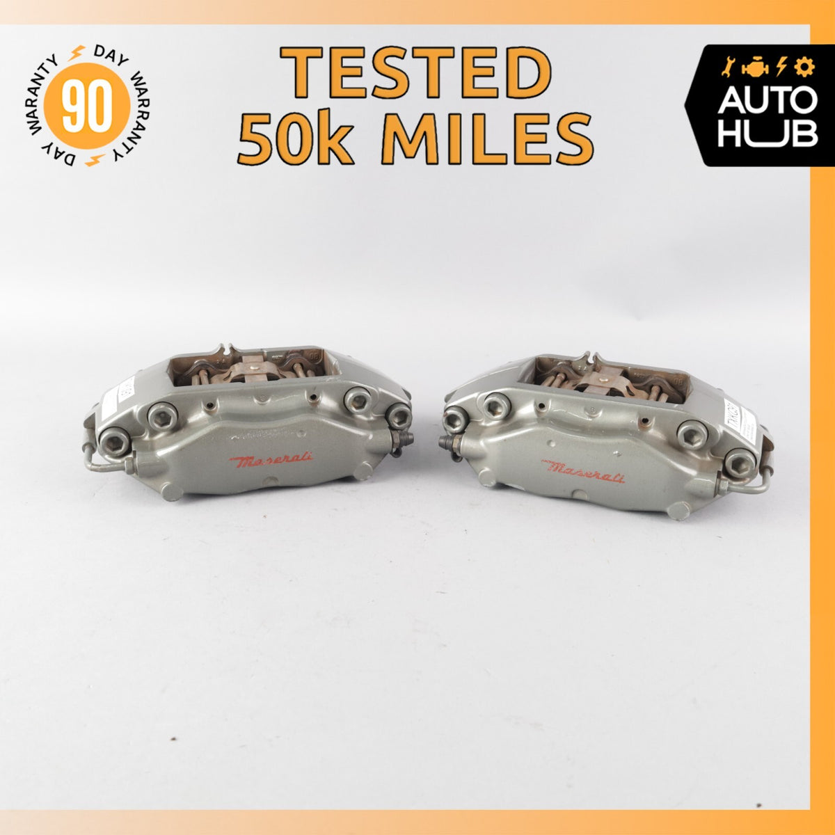 Maserati Quattroporte S Rear Left & Right Brake Caliper Calipers Set OEM 50k - photo 1