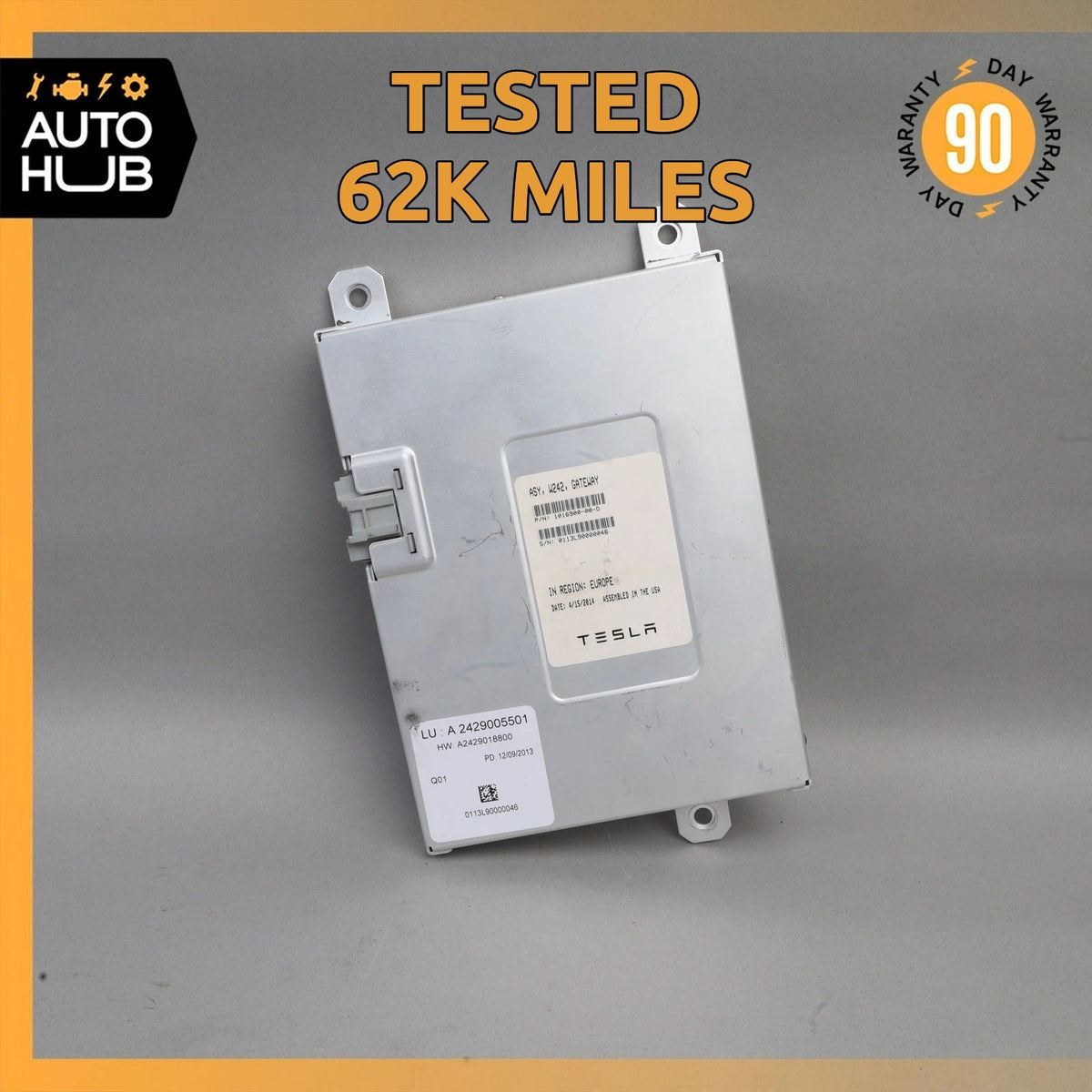 14-15 Mercedes W242 B250e Central Gateway Control Module 2429005501 OEM - photo 1
