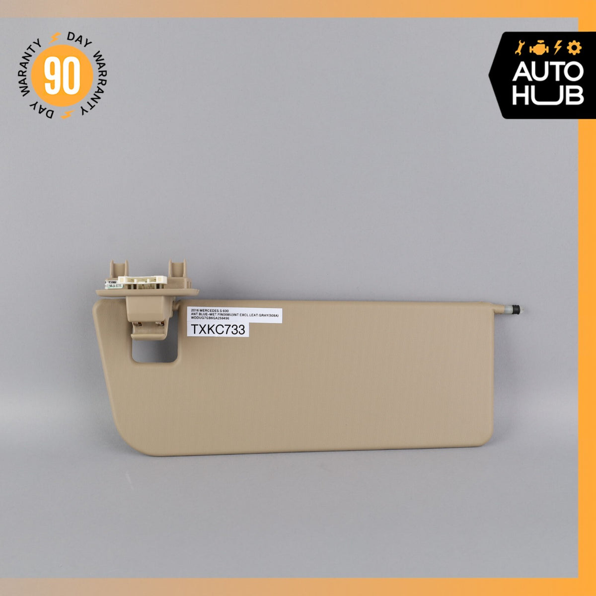 12-16 Mercedes X166 GL450 ML400 Additional Sun Visor Sunvisor Right Side OEM - photo 1