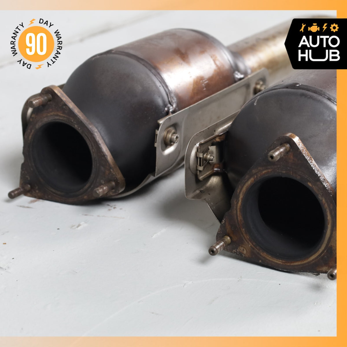 Bentley Continental GTC 6.0L Middle Exhaust Downpipe Left & Right Side OEM 62k - photo 7