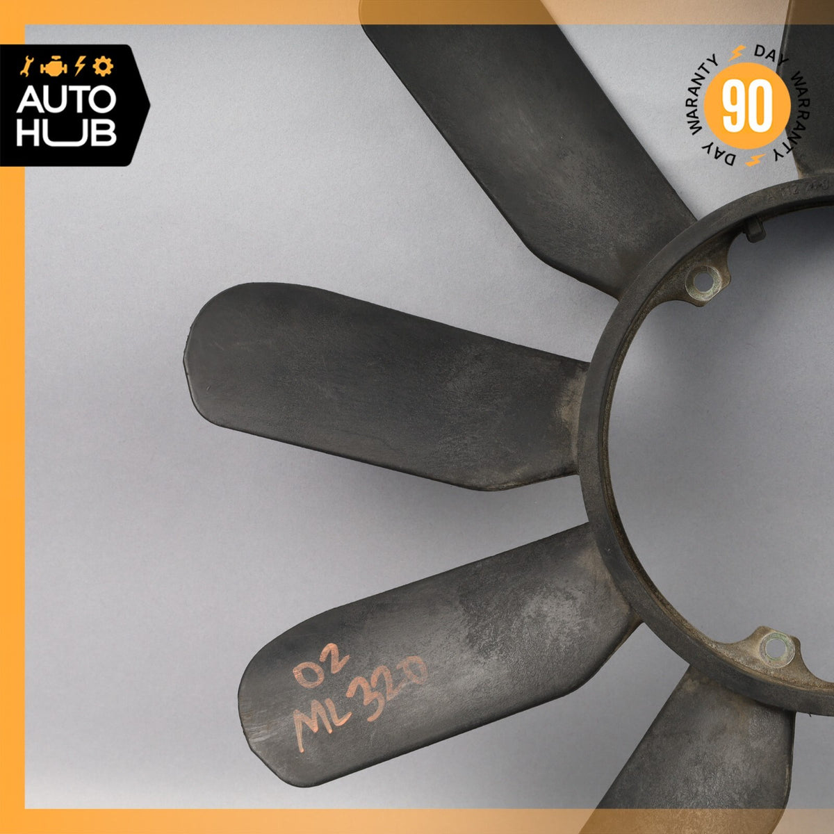 98-05 Mercedes W163 ML320 CLK320 C320 Engine Motor Fan Blade 1122000123 OEM - photo 5