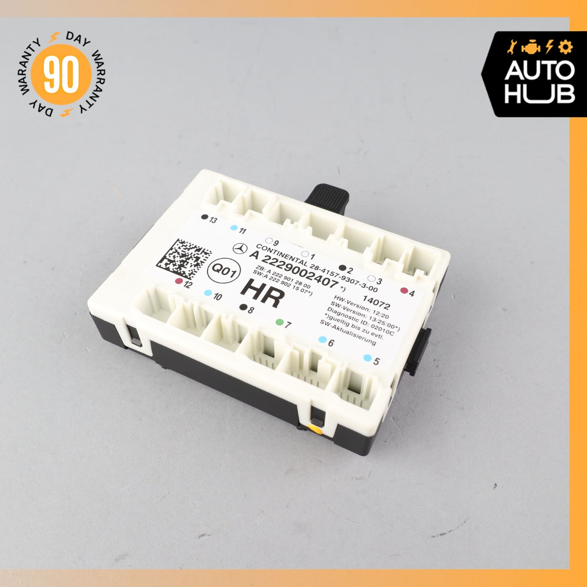2014 Mercedes W222 S550 Rear Right Door Control Module 2229002407 OEM - photo 1