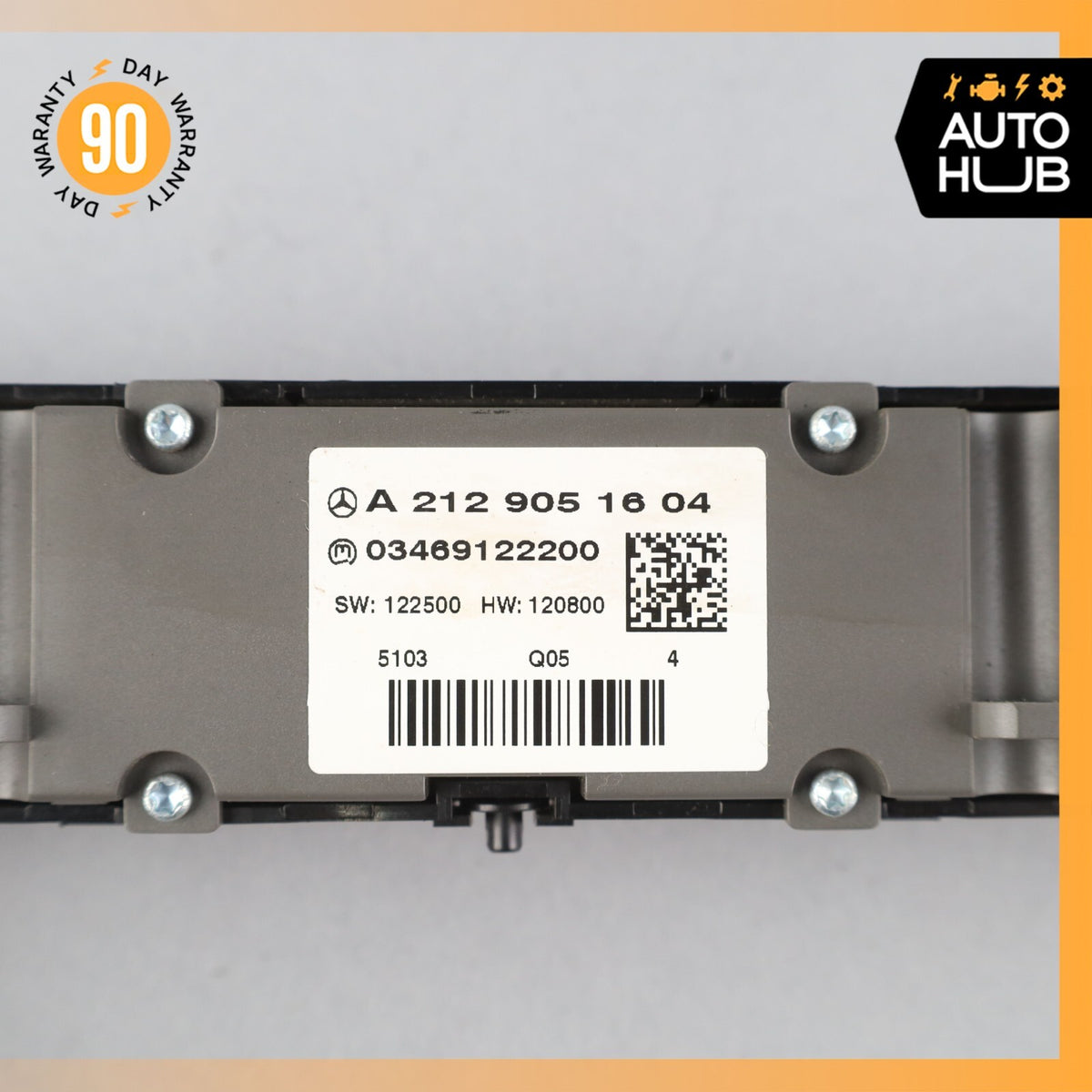 Mercedes W212 E350 Hazard Seat Belt Roller Center Control Switch OEM - photo 11