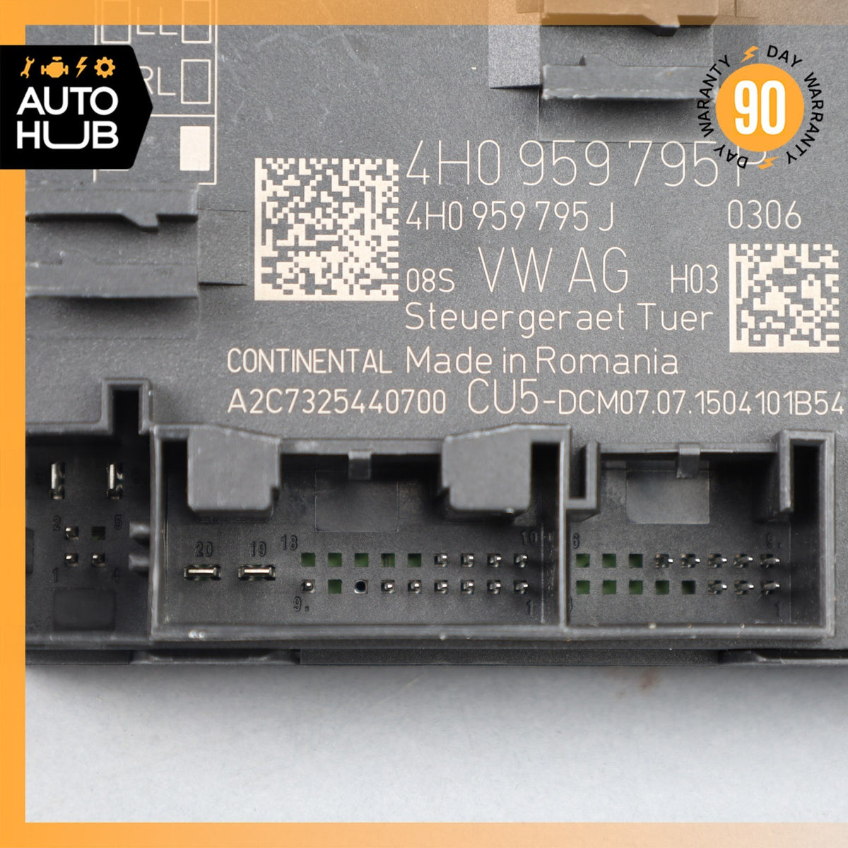 Porsche Cayenne 958 S GTS Rear Left or Right Door Control Module 4H0959795P OEM - photo 8