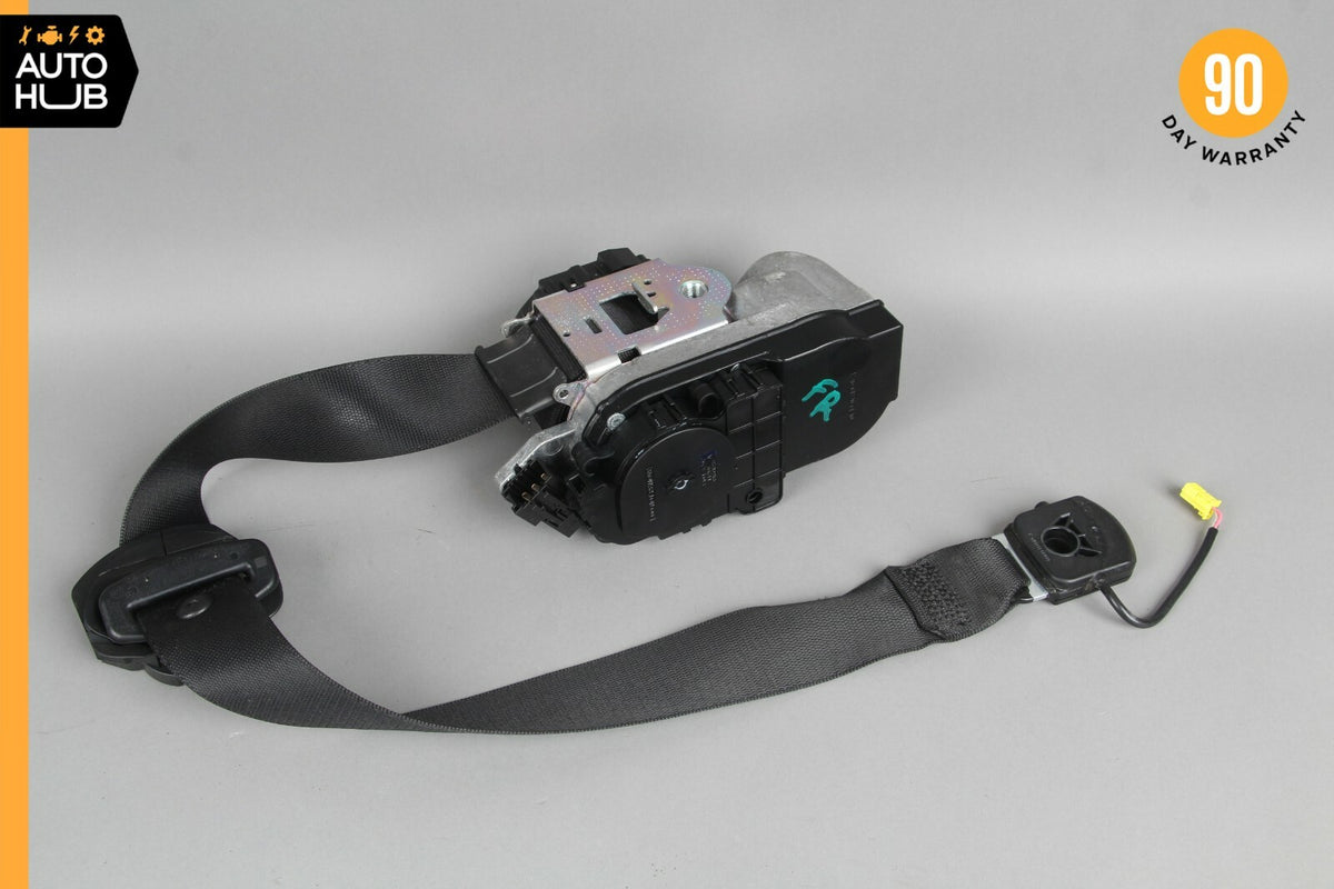 07-09 Mercedes W221 S550 S63 AMG Front Right Passenger Side Seat Belt Black OEM - photo 5