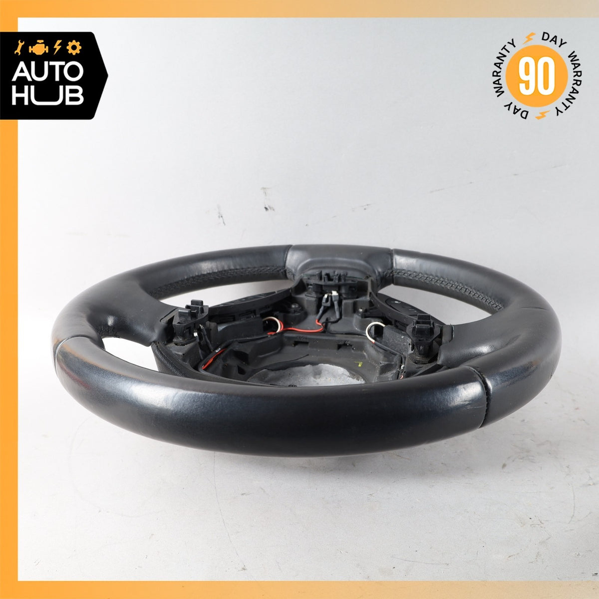 05-07 Aston Martin DB9 Steering Wheel Black 4G433600AB OEM 34k - photo 9