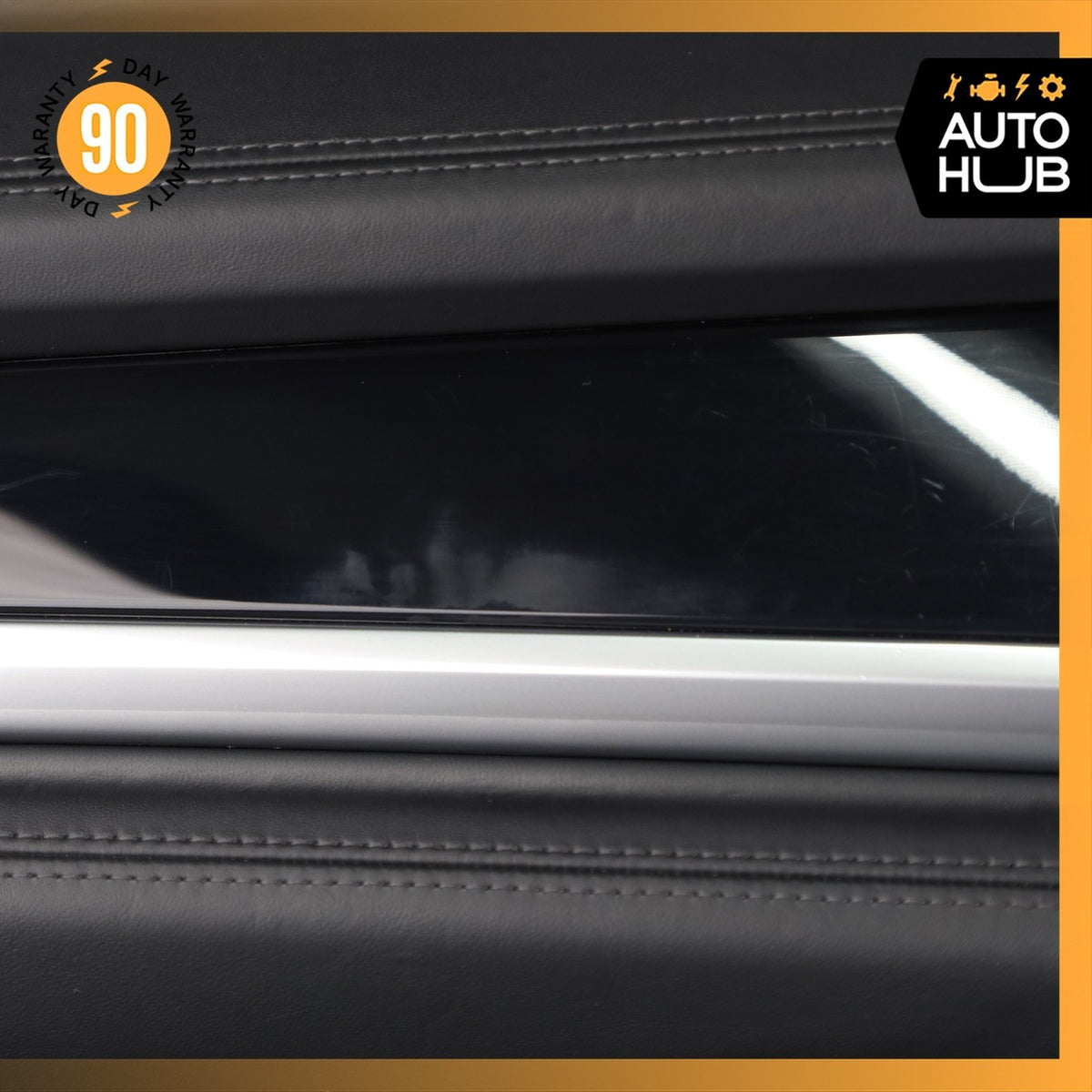 10-16 Porsche Panamera 970 Front Left Interior Door Panel Leather Black OEM 83k - photo 8