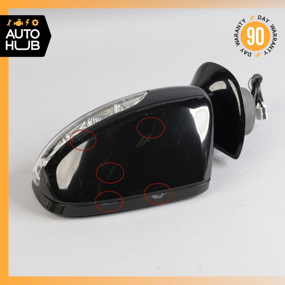 07-09 Mercedes W211 E350 E63 AMG E320 E550 Left Side Rear View Door Mirror OEM - photo 4
