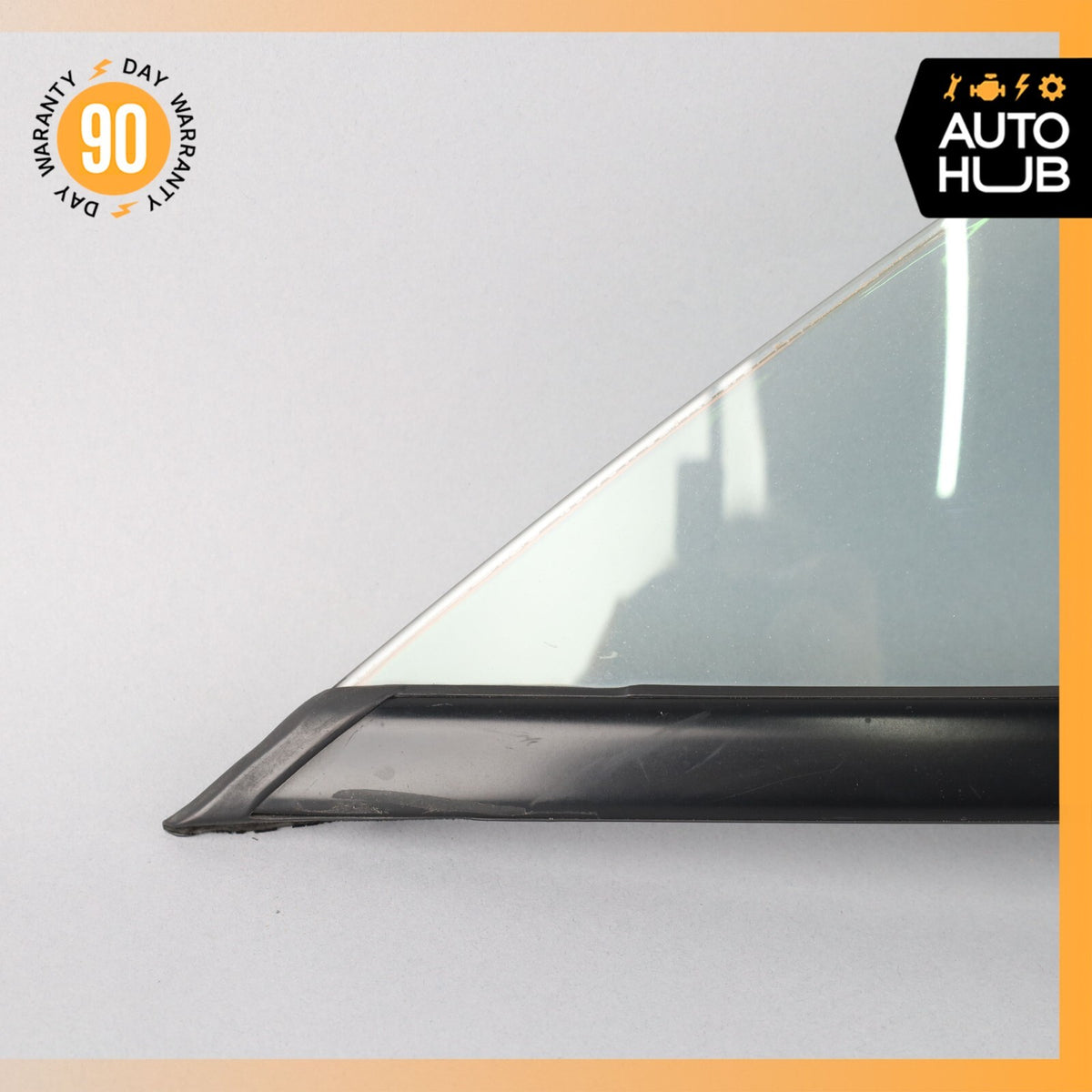 03-10 Bentley Continental GT Front Right Side Door Vent Window Glass OEM - photo 2