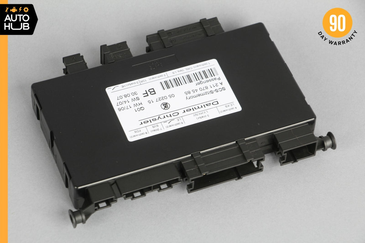 03-12 Mercedes W211 E350 CLS55 AMG SLK350 Front Right Seat Control Module OEM - photo 2