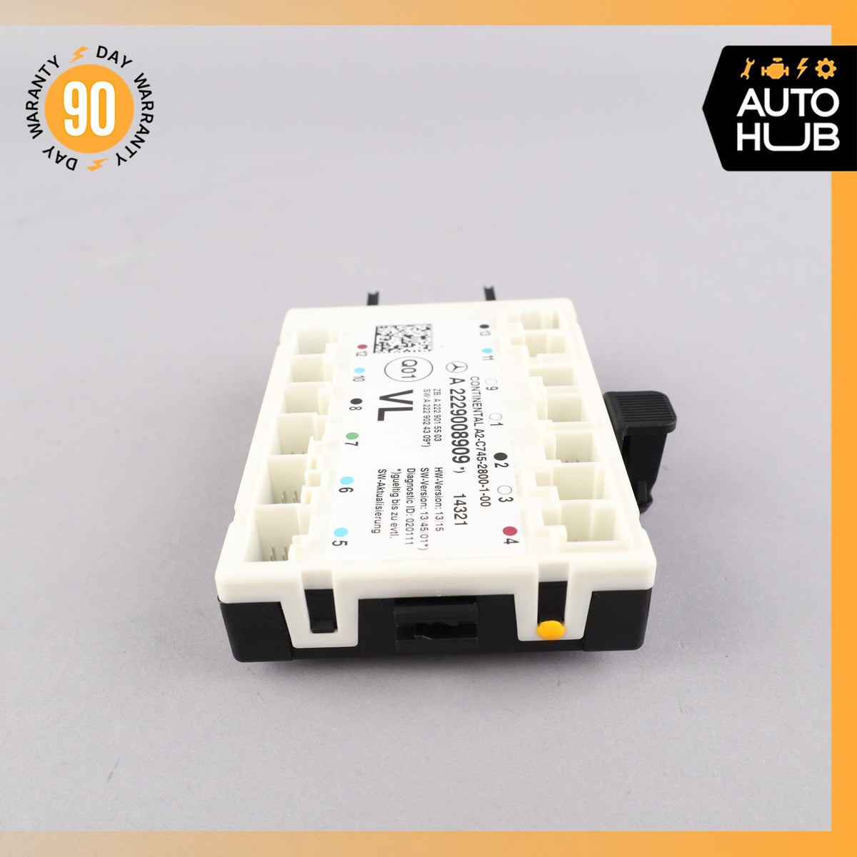 Mercedes W222 S550 S65 Front Left Driver Side Door Control Module 2229008909 OEM - photo 3