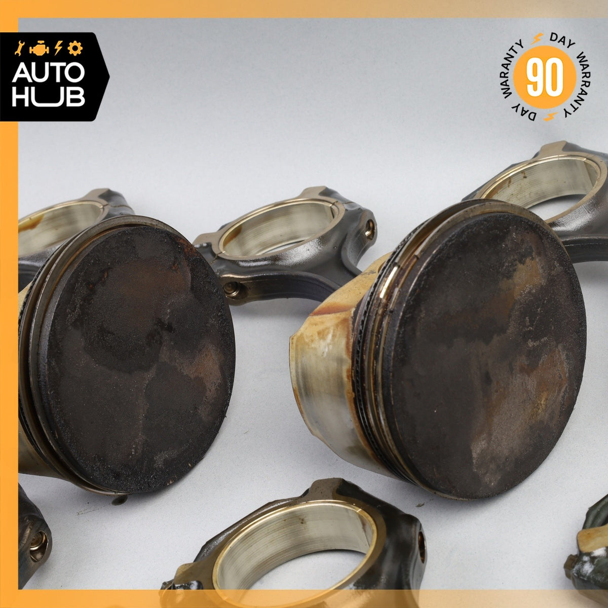 07-15 Mercedes W463 G550 E550 S550 M273 Engine Connecting Rod Piston Set OEM - photo 9