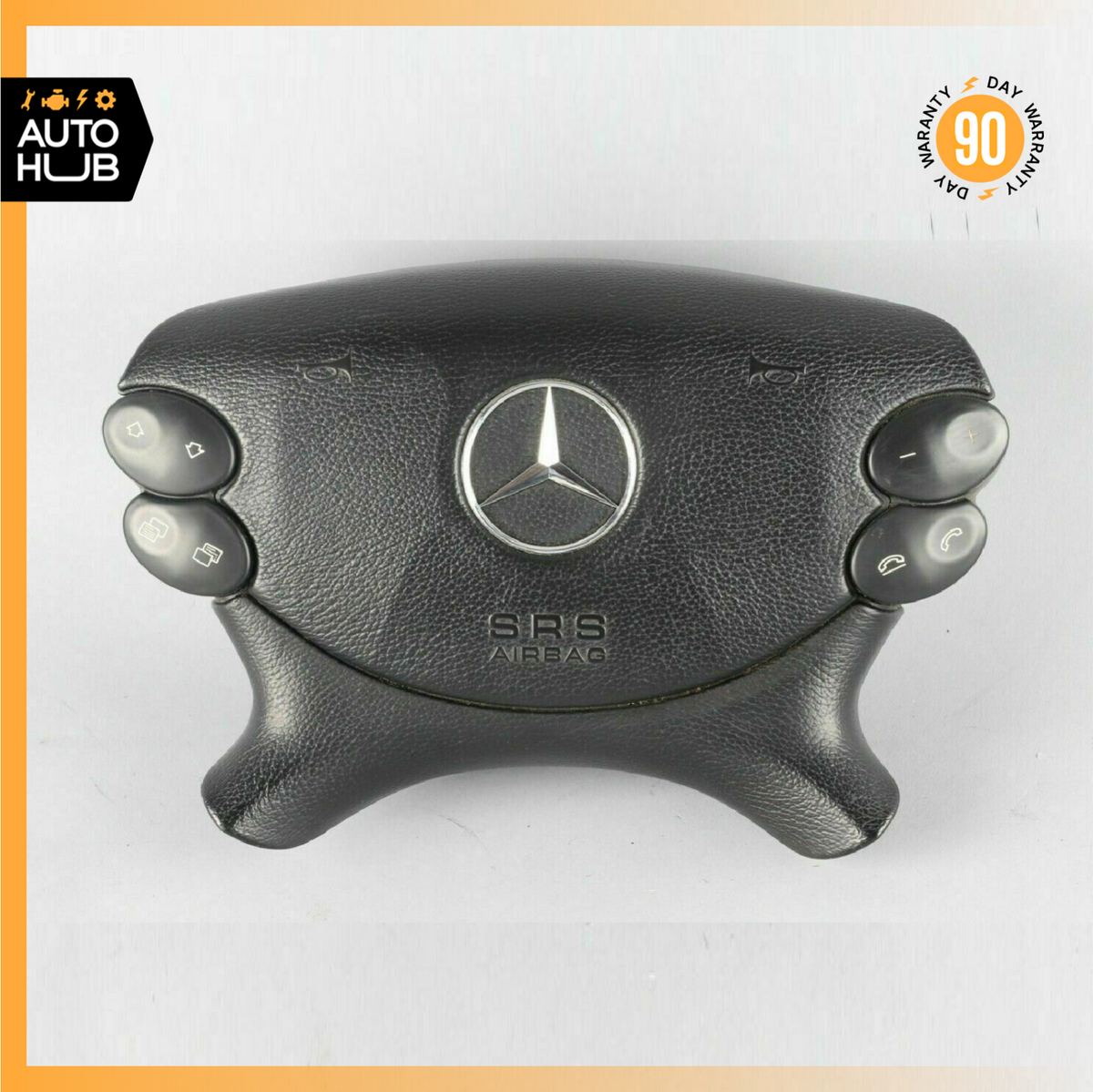 Mercedes W209 CLK500 E350 SL500 Steering Wheel Airbag Air Bag Black OEM - photo 1
