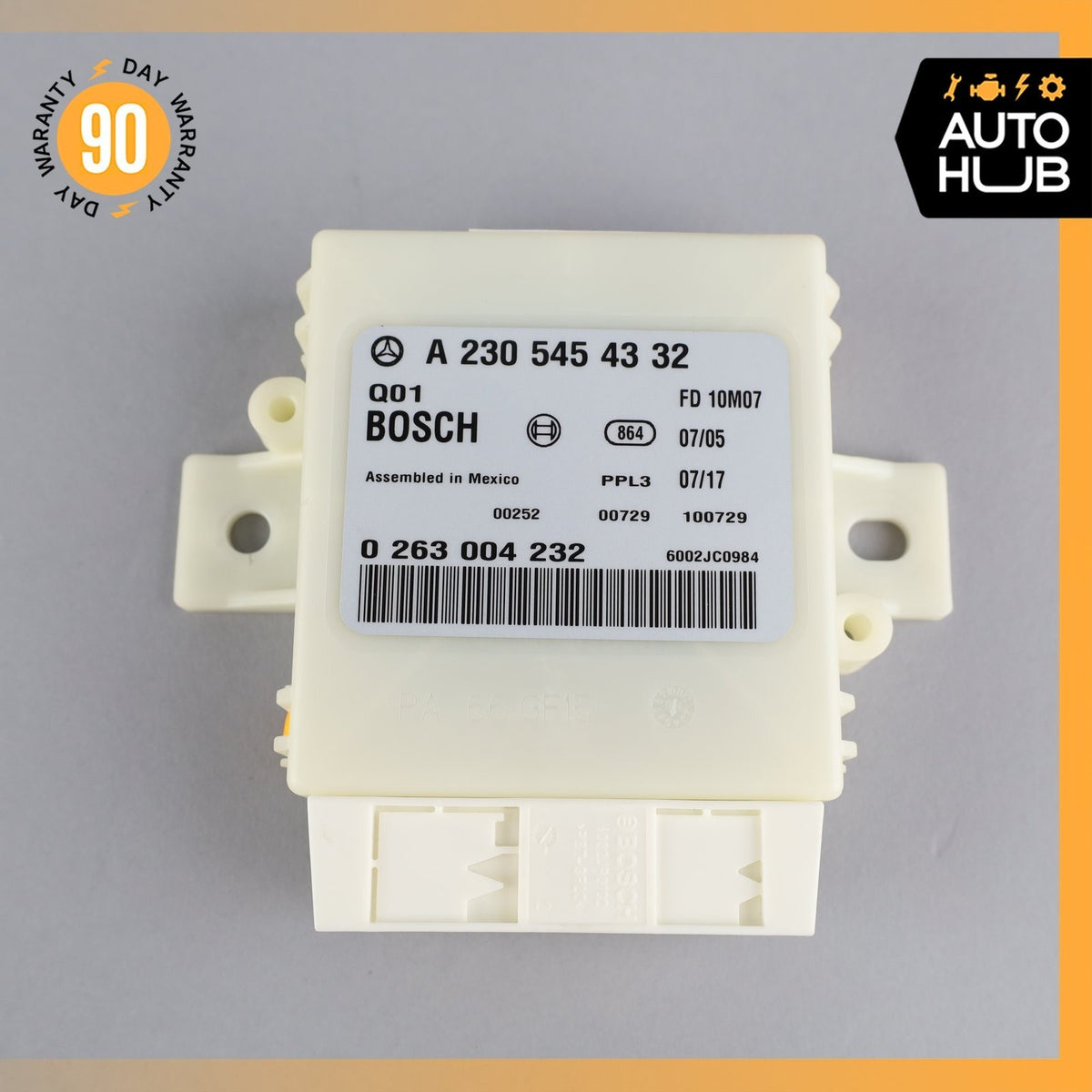 07-12 Mercedes R230 SL550 SL63 Park Parking Assist Control Module 2305454332 OEM - photo 6