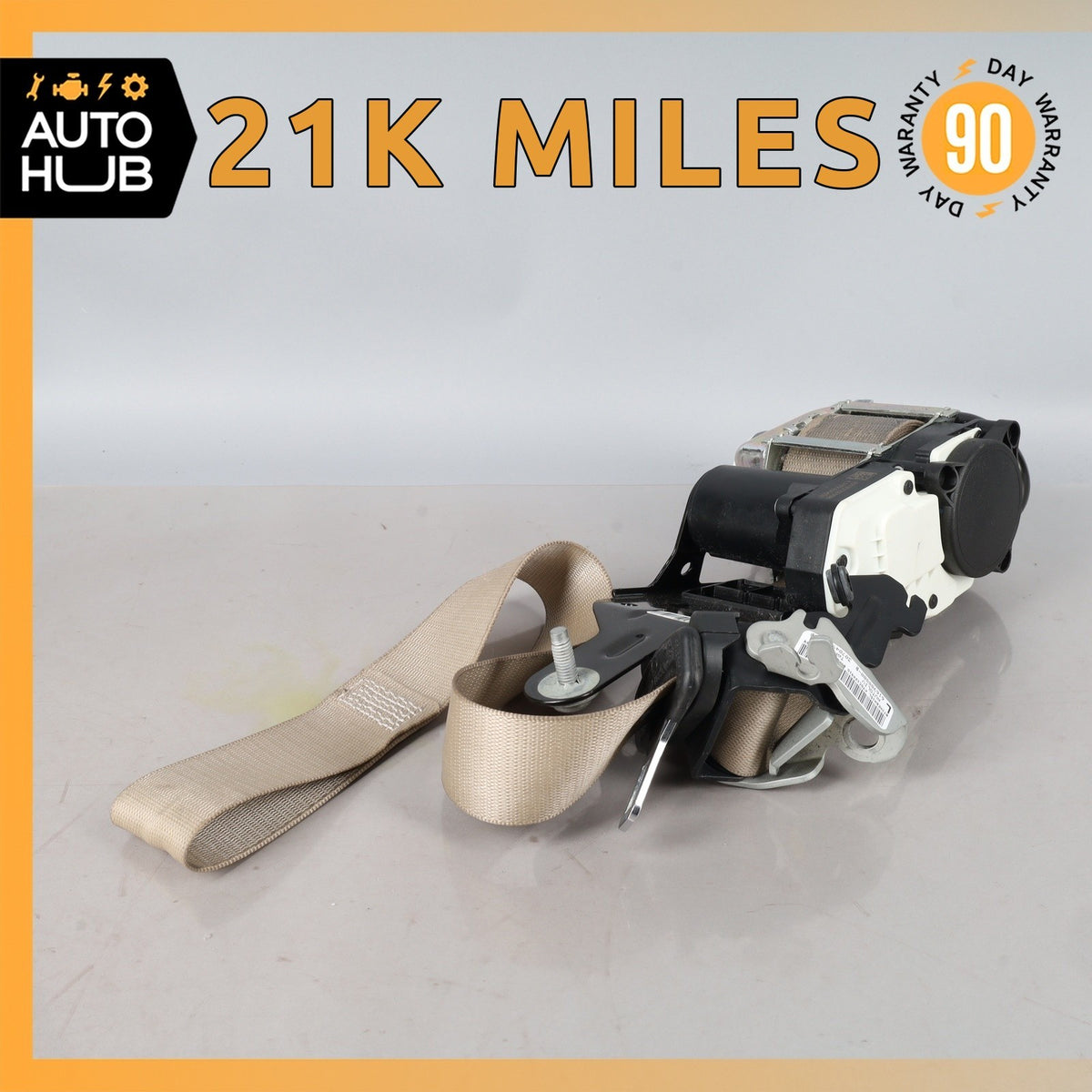 10-17 Mercedes W207 E350 E550 Front Left Driver Side Seat Belt Beige OEM 21k - photo 1