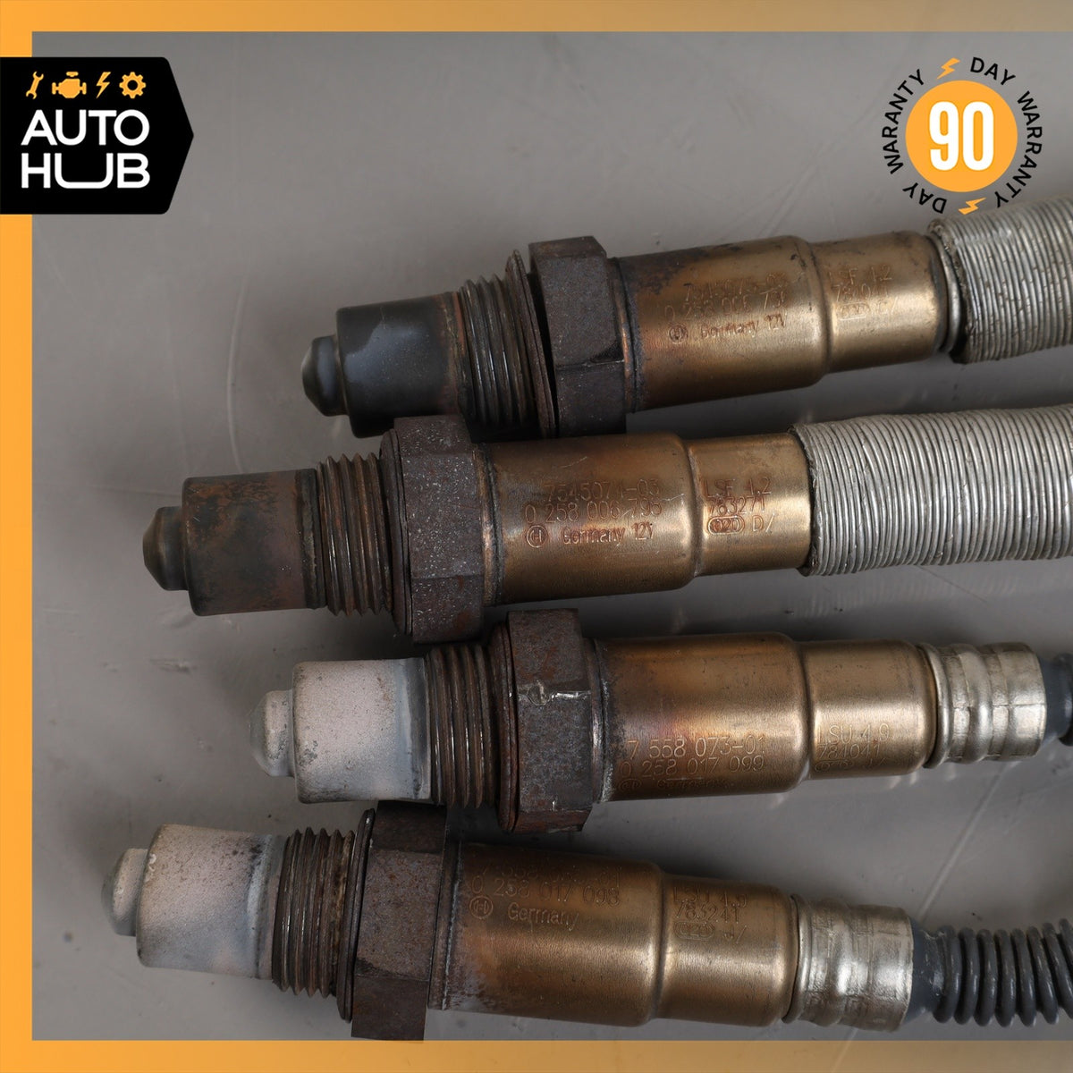 08-13 BMW E90 328i 128i Engine Oxygen O2 Lambda Sensor Set OEM 67k - photo 5
