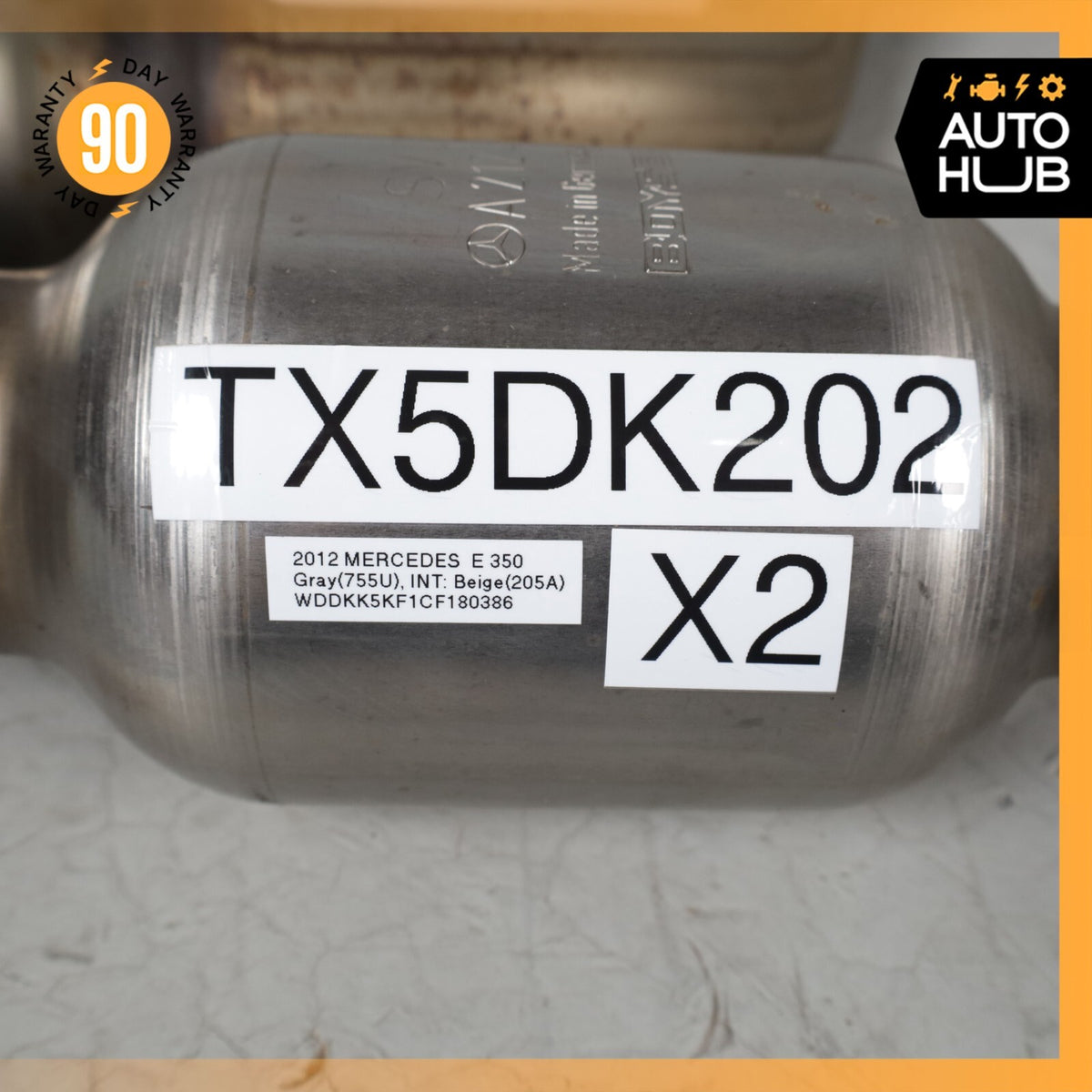 Mercedes W207 E350 C350 RWD Engine Exhaust Downpipe Left & Right Side Set OEM - photo 21