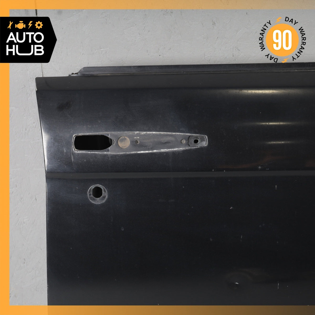 81-91 Bentley Eight / RR Silver Spirit Front Right Side Door Shell Black OEM 56k - photo 5