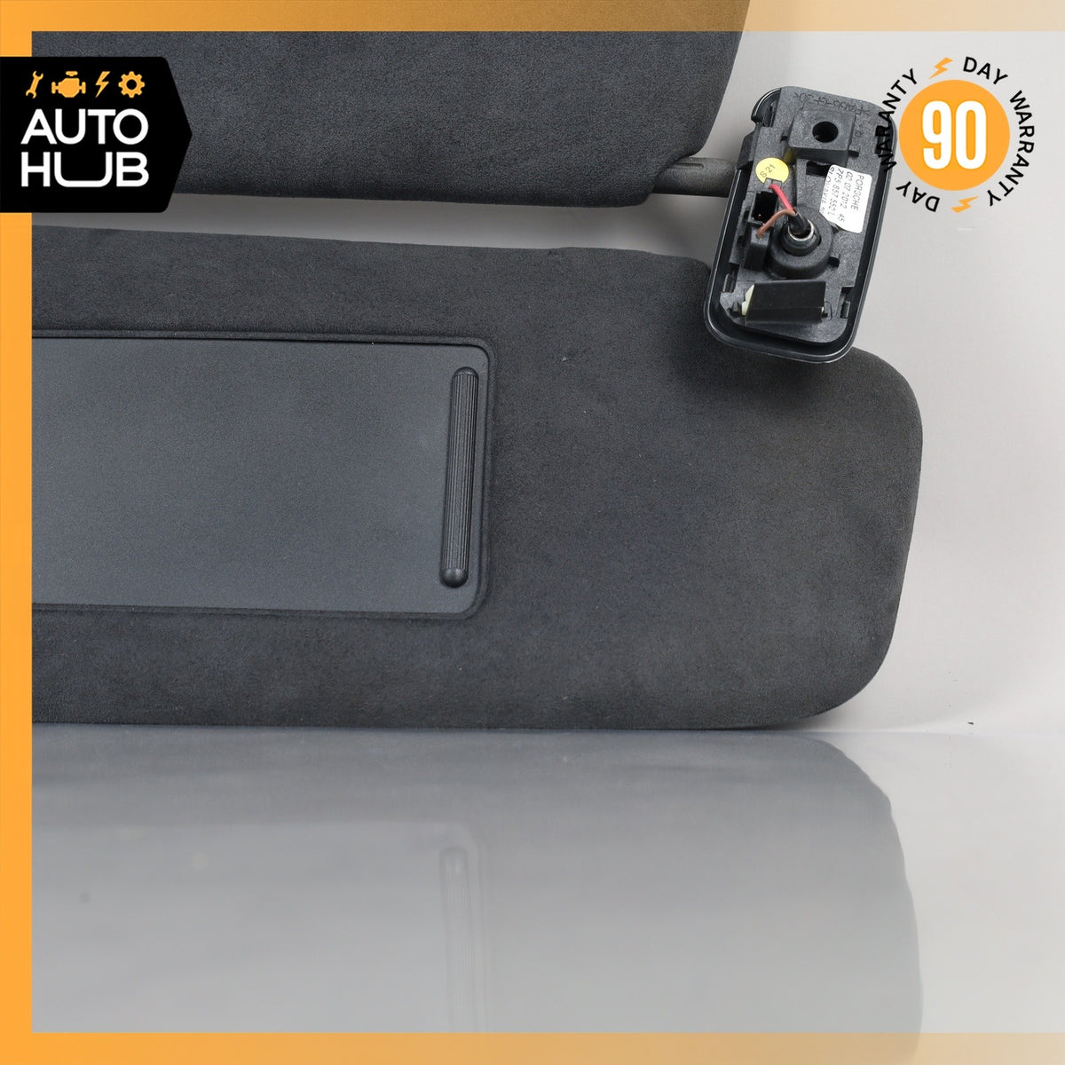 11-14 Porsche Cayenne 958 GTS Sun Visor Sunvisor Right Side Suede OEM - photo 2