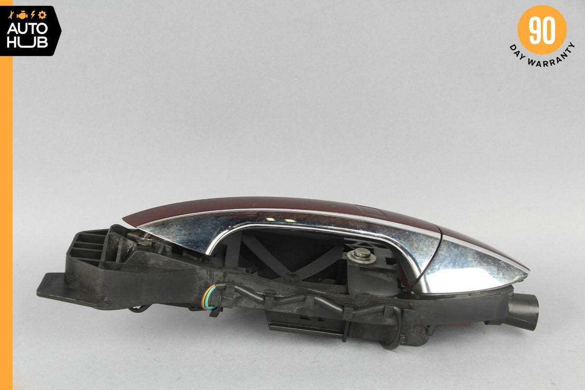 07-13 Mercedes W221 S550 S63 Rear Right Exterior Door Handle Keyless Go Red OEM - photo 5
