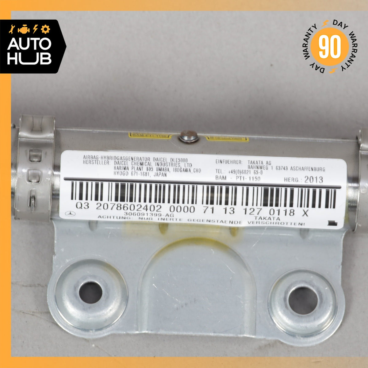 11-17 Mercedes W207 E350 E550 Door Airbag Right Passenger Side 2078602402 OEM - photo 15