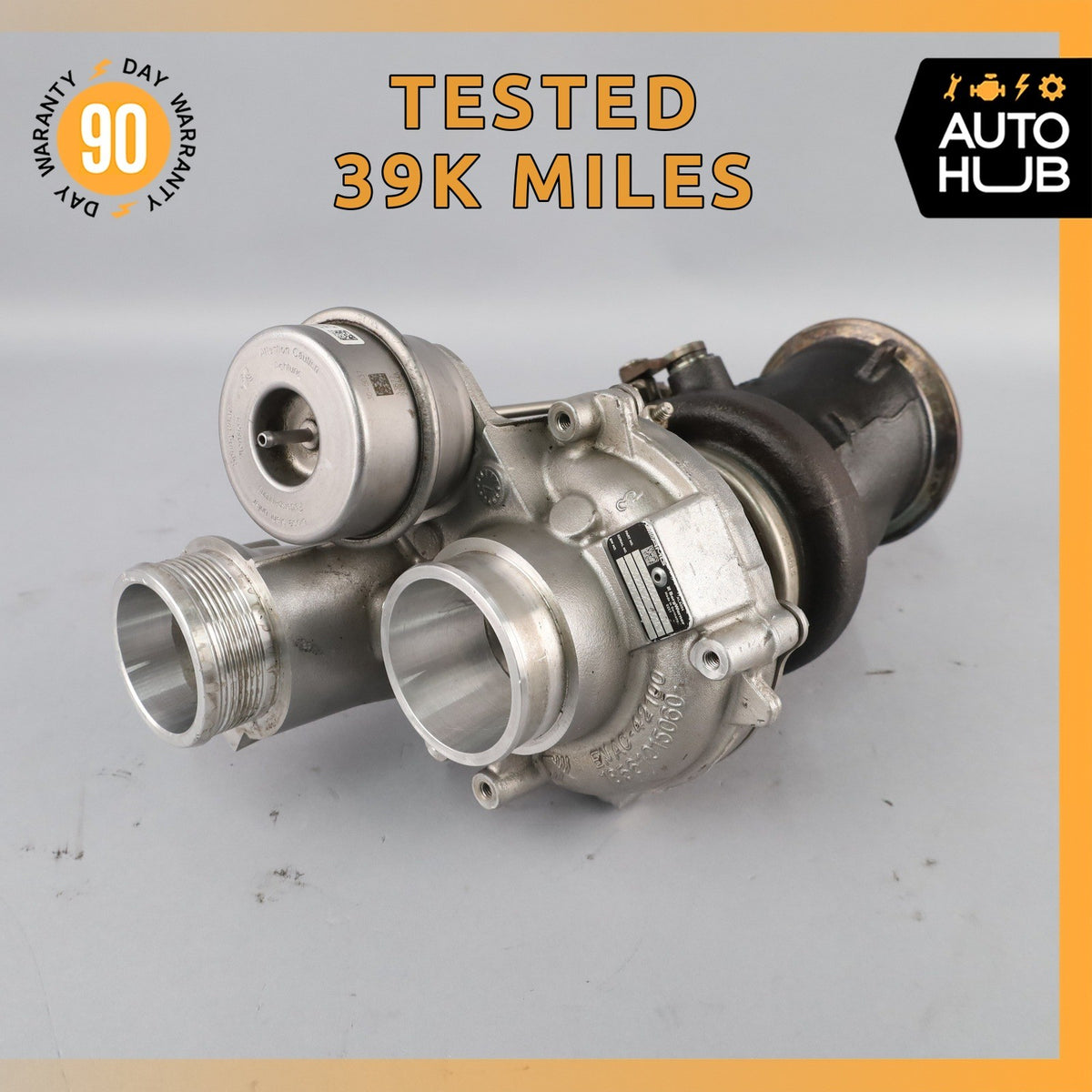 15-23 Mercedes W205 C63 GLC63 AMG M177 / DB11 Vantage V8 Turbocharger OEM 39k - photo 1