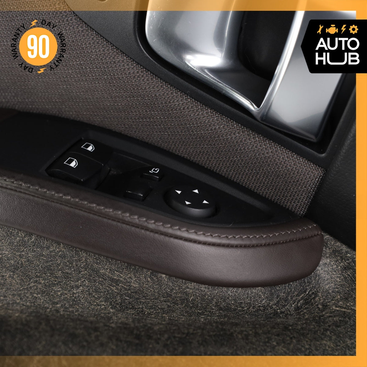 14-21 BMW i3 I01 Front Left Driver Side Interior Door Panel Brown OEM - photo 10