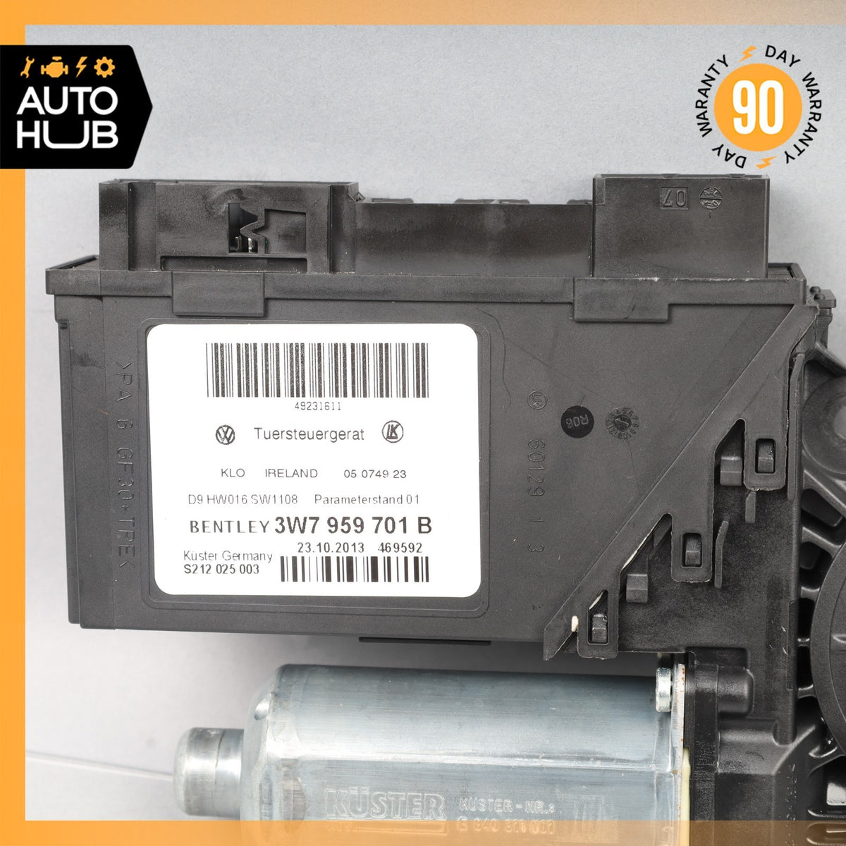 12-18 Bentley Continental GTC GT Front Left Door Window Regulator Motor OEM 32k - photo 10