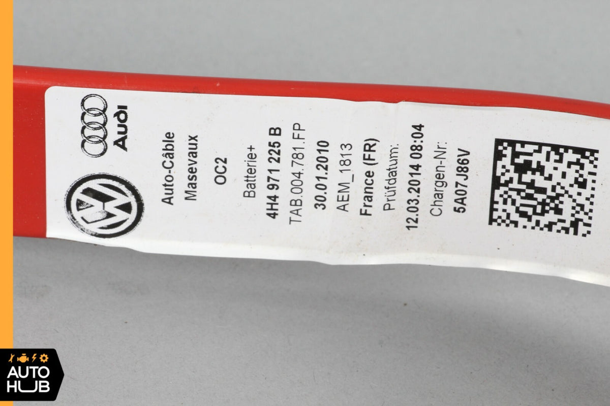 11-17 Audi D4 A8 A8L Battery Positive Cable 4H4971225 OEM - photo 7