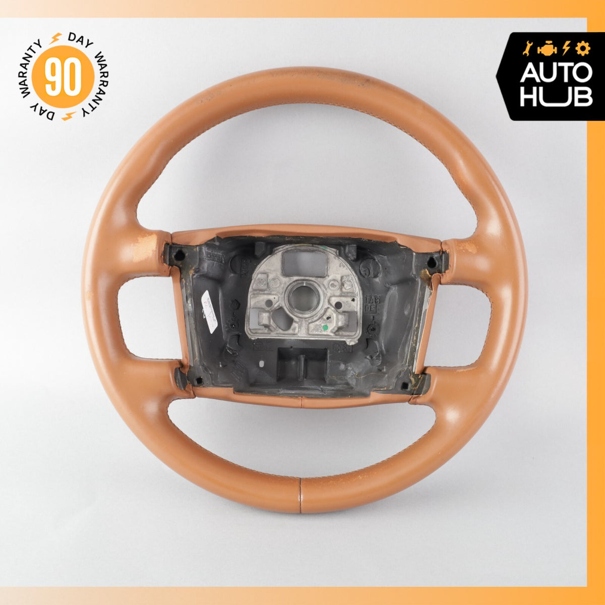 03-10 Bentley Continental Flying Spur GT GTC Driver Steering Wheel Brown OEM 58k - photo 1