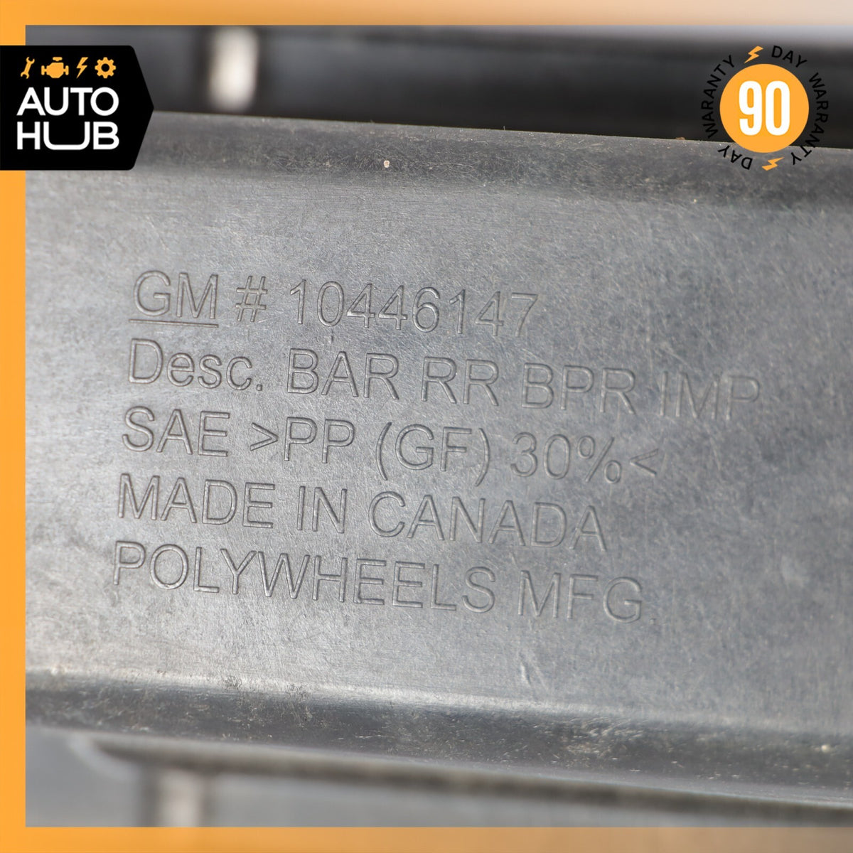 04-09 Cadillac XLR Rear Bumper Reinforcement Impact Spacer Support 15916595 OEM - photo 6