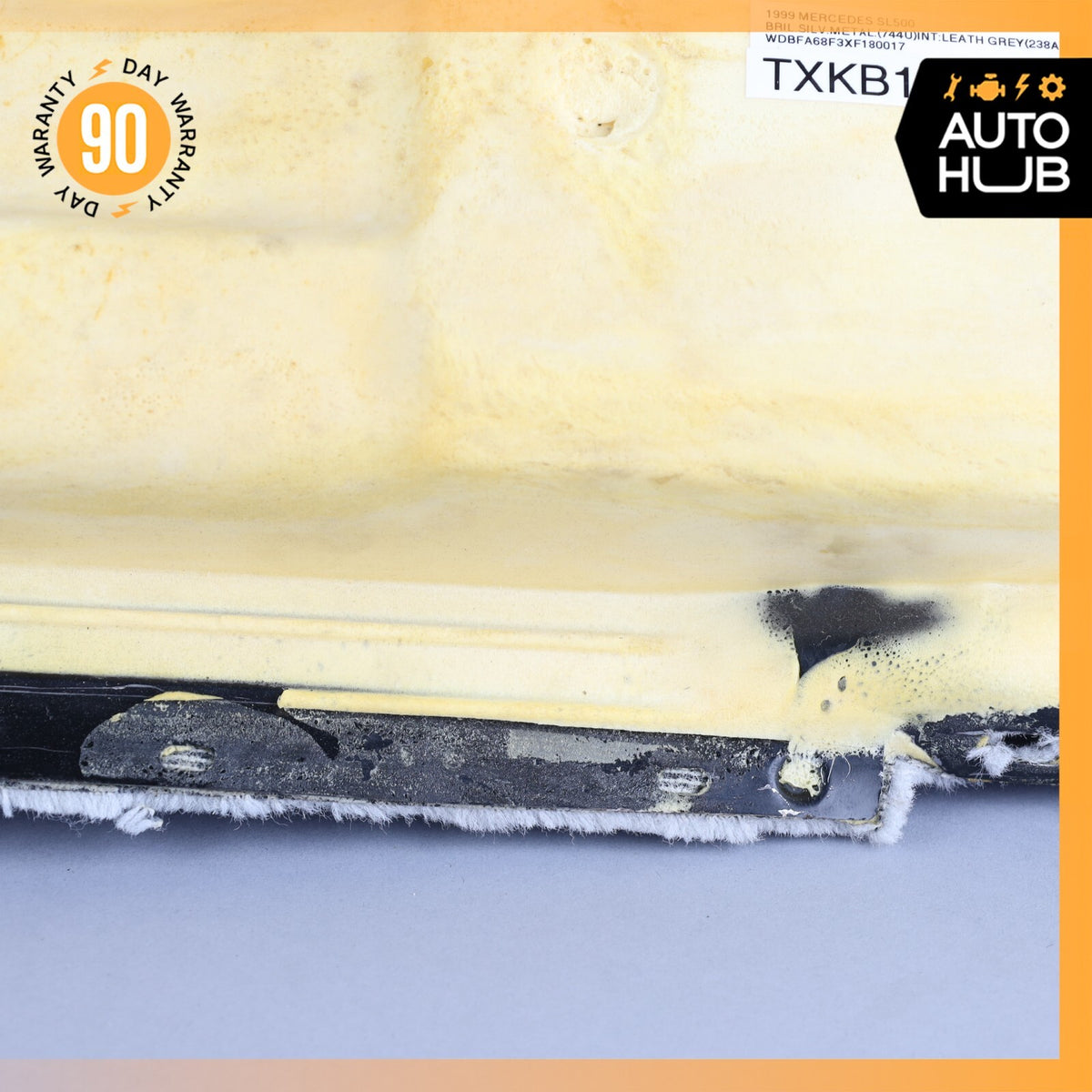 96-02 Mercedes R129 SL500 SL320 Left Knee Panel Under Dashboard Dash Gray OEM - photo 12