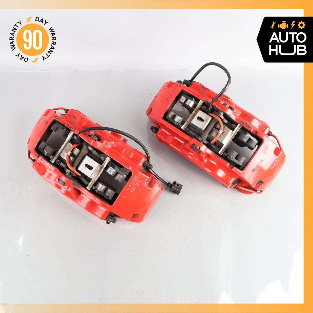 04-10 Porsche Cayenne 955 / Audi Q7 Front Left & Right Brake Caliper Set OEM - photo 3