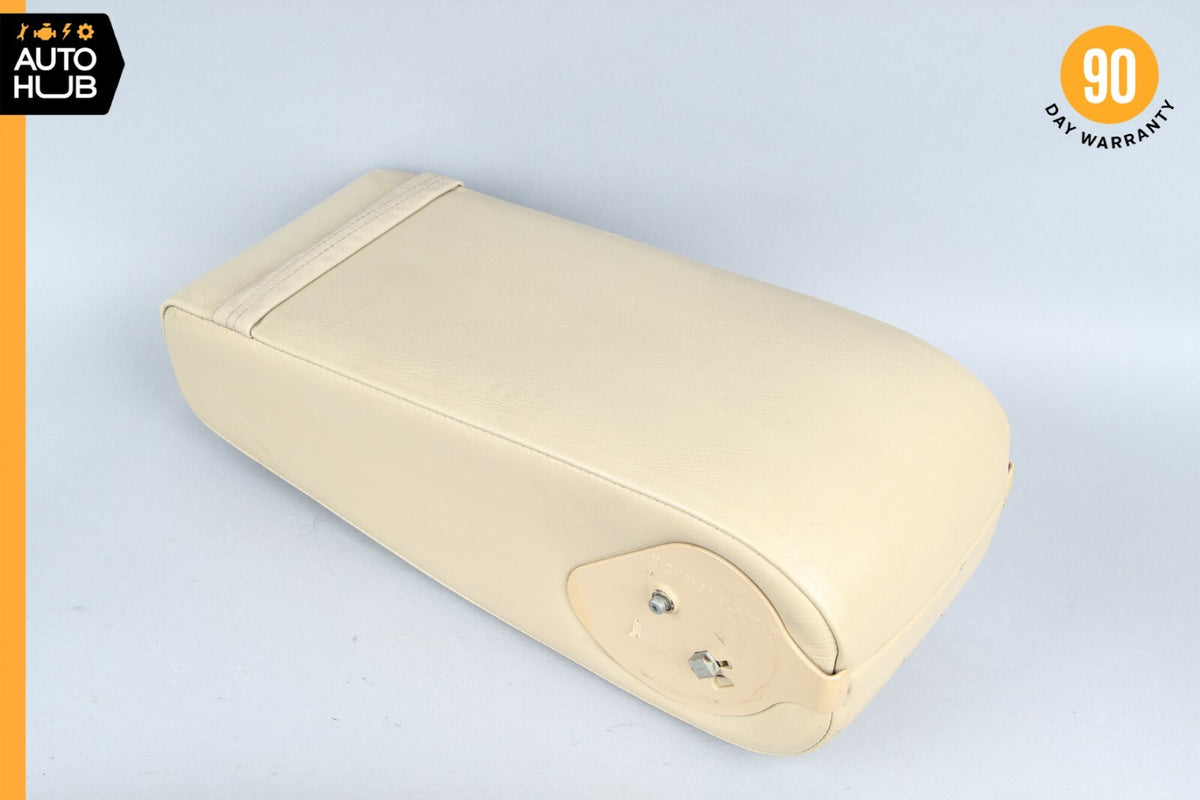 89-95 Mercede W124 300CE E320 Coupe Rear Folding Armrest Arm Rest Beige OEM - photo 4