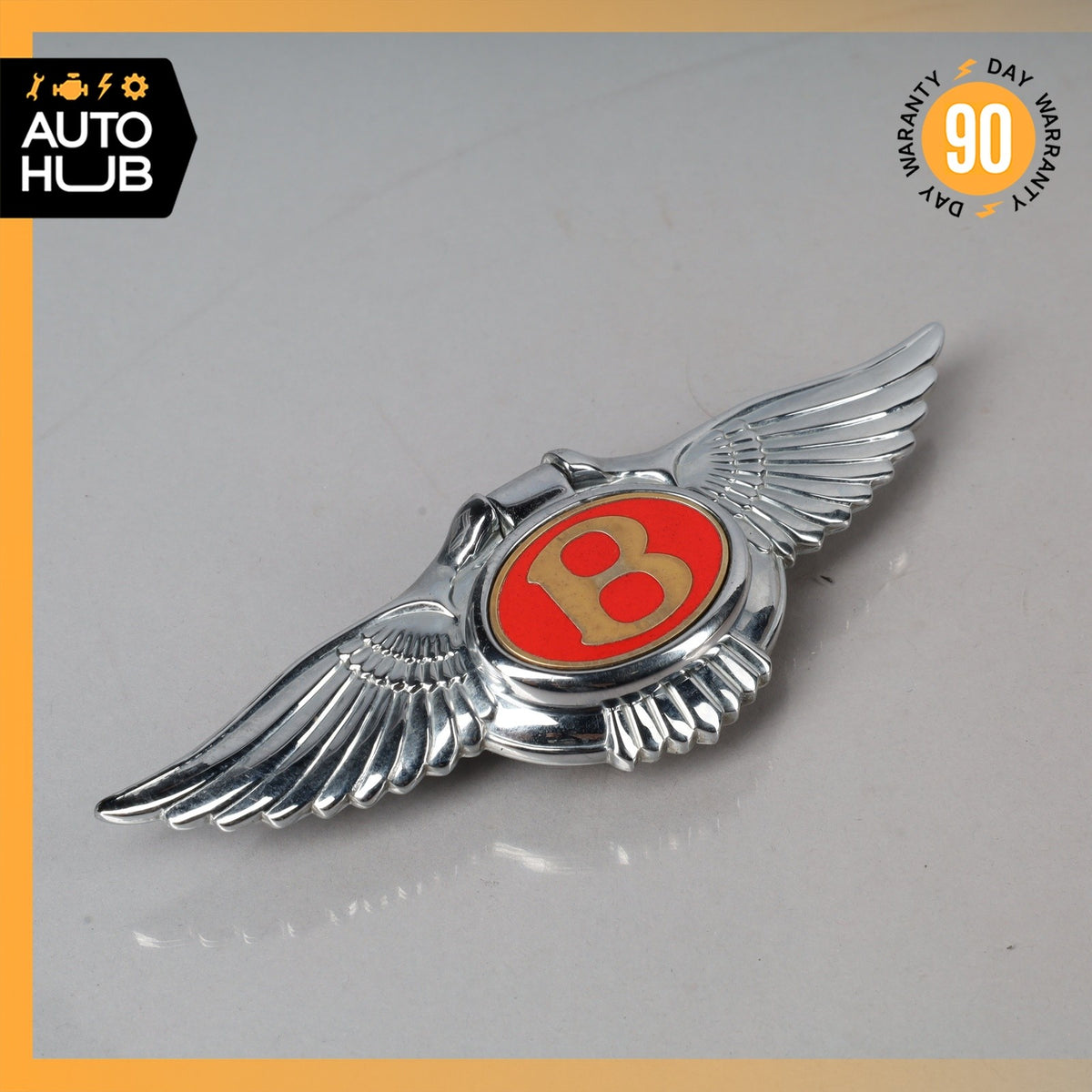 00-02 Bentley Arnage Trunk Lid Unlock Release Handle Emblem OEM 50k - photo 5