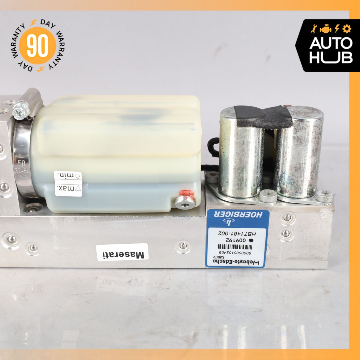 10-19 Maserati GranTurismo S M145 Convertible Top Hydraulic Pump Motor OEM 47k - photo 5