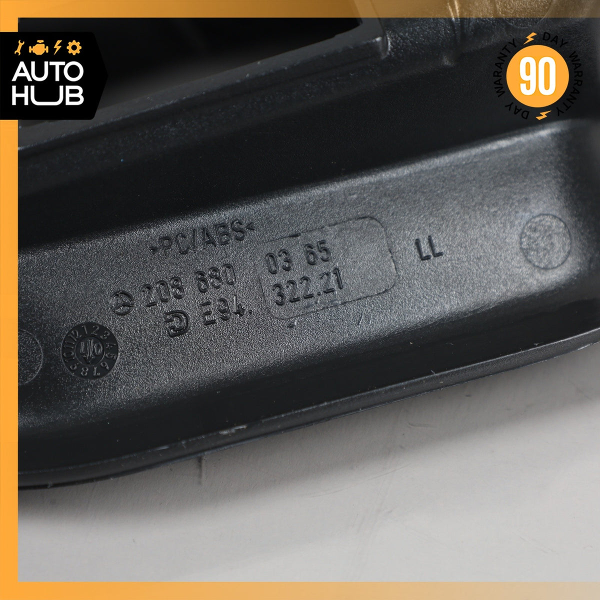 98-03 Mercedes W208 CLK320 CLK430 Headlight Lamp Control Switch Trim Bezel OEM - photo 6